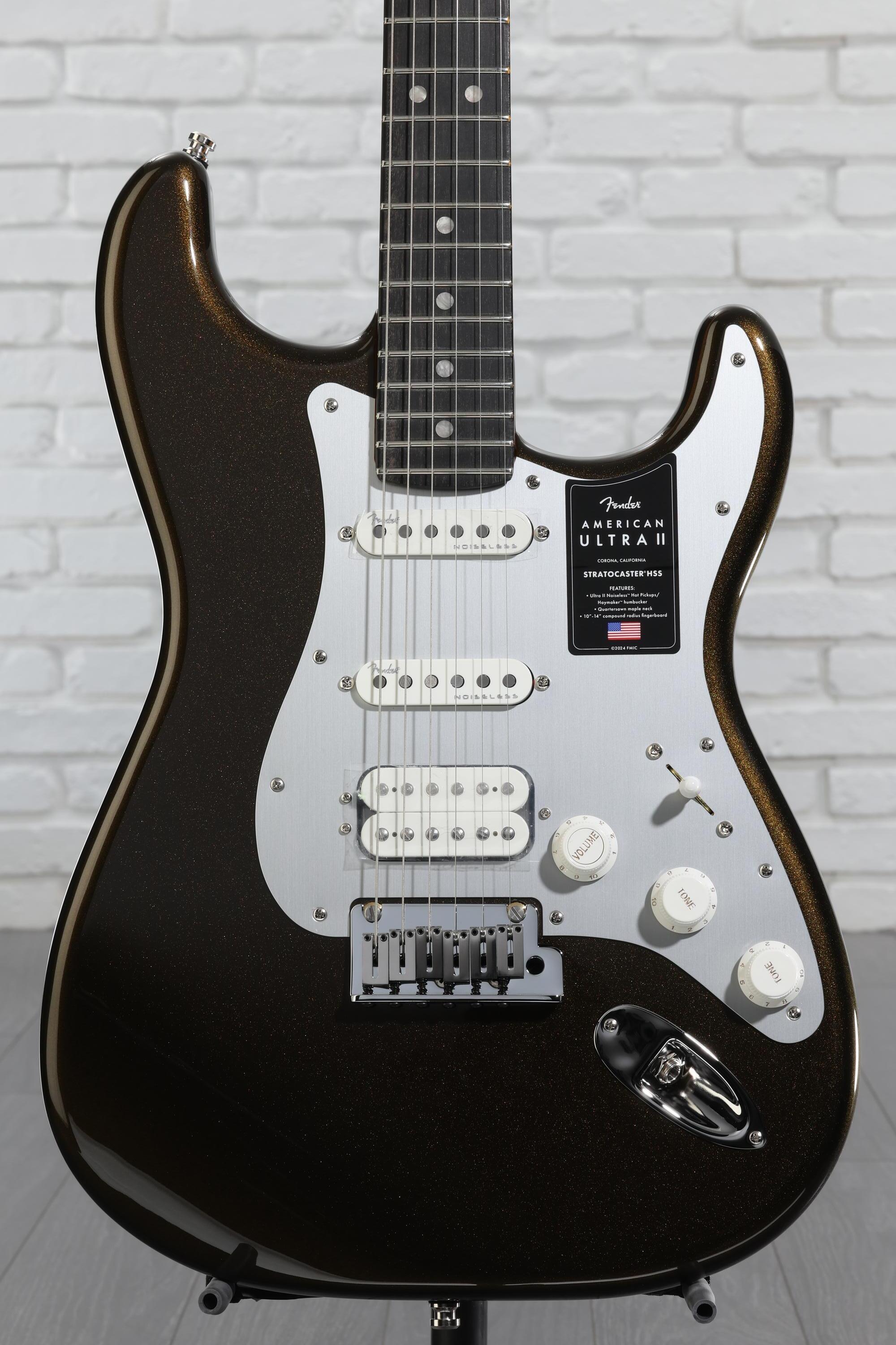 Fender American Ultra II Stratocaster HSS Electric Guitar - Texas