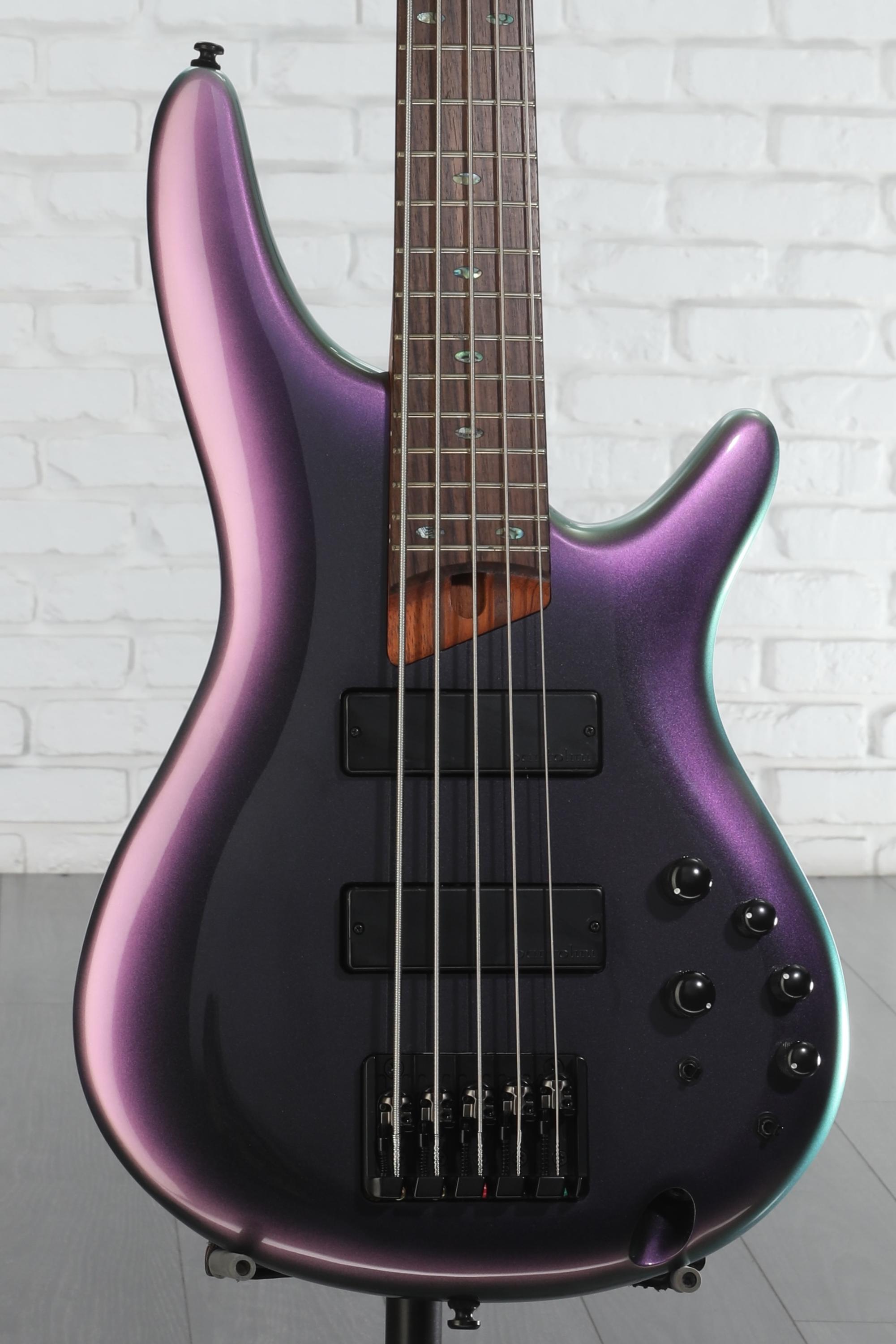 Ibanez SR505 ブラック Ibanez SR505E Bass Guitar - Black Aurora Burst | Sweetwater