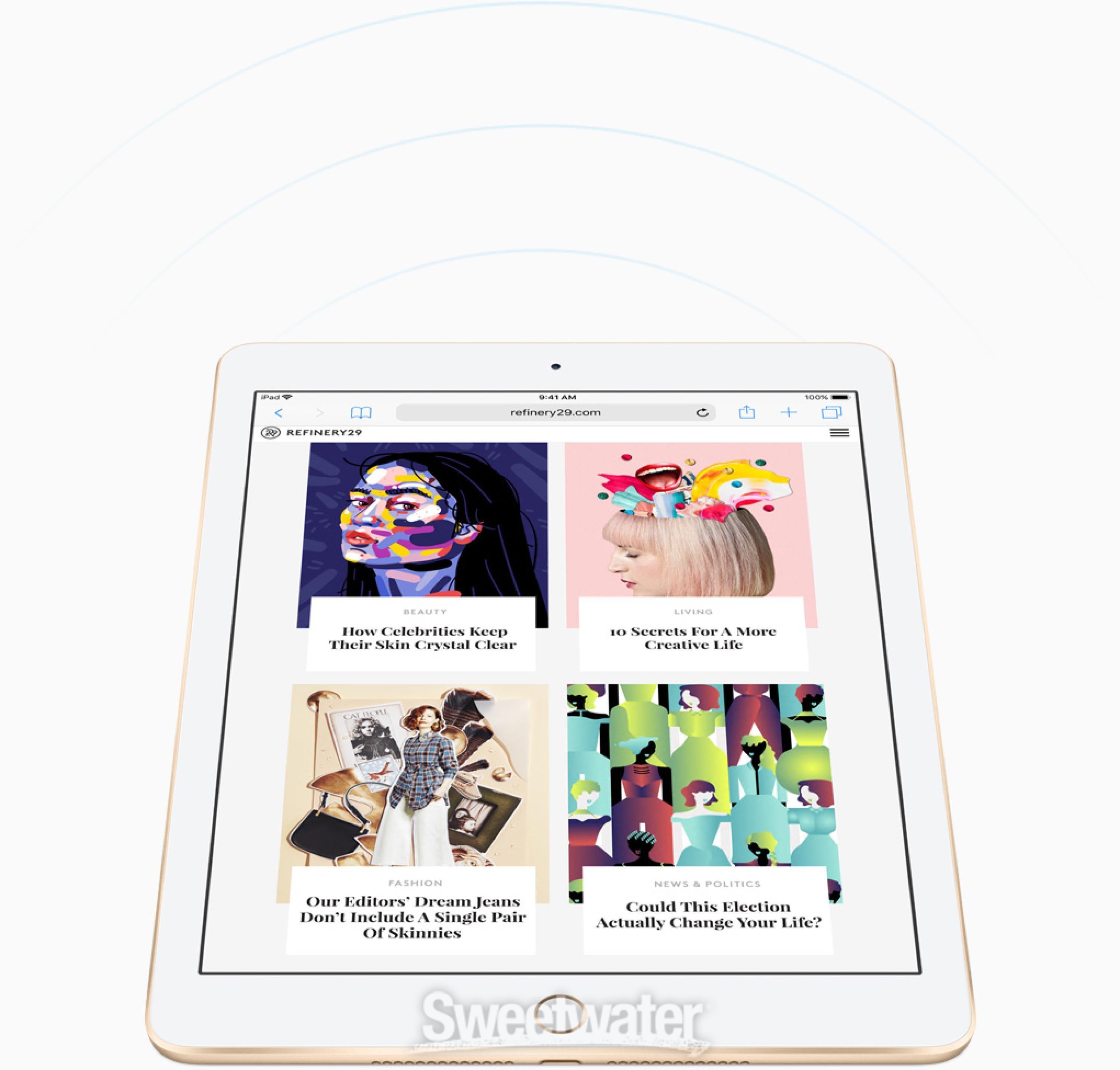 Apple iPad Wi-Fi 32GB - Gold (2017 Model) | Sweetwater