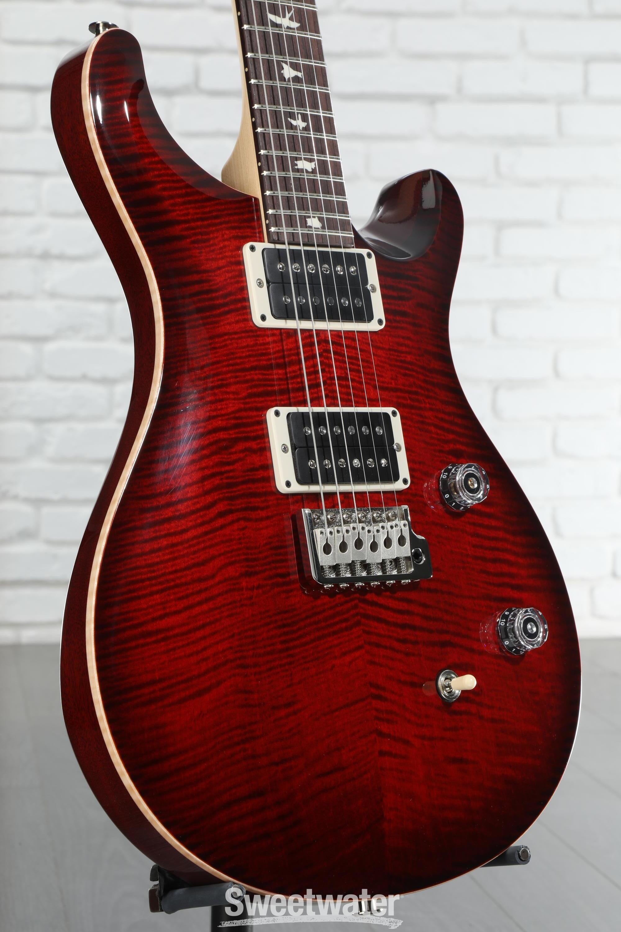 PRS SE Custom 24 Electric Guitar - Fire Red Burst | Sweetwater