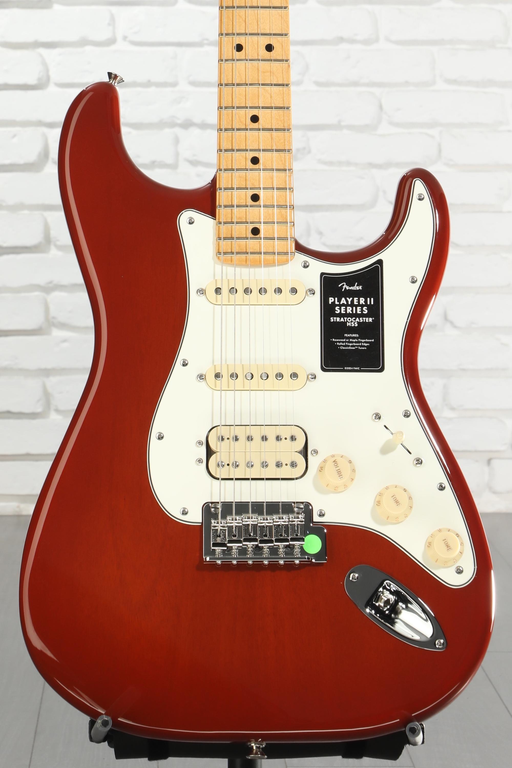 Fender Player II Stratocaster HSS Electric Guitar - Transparent