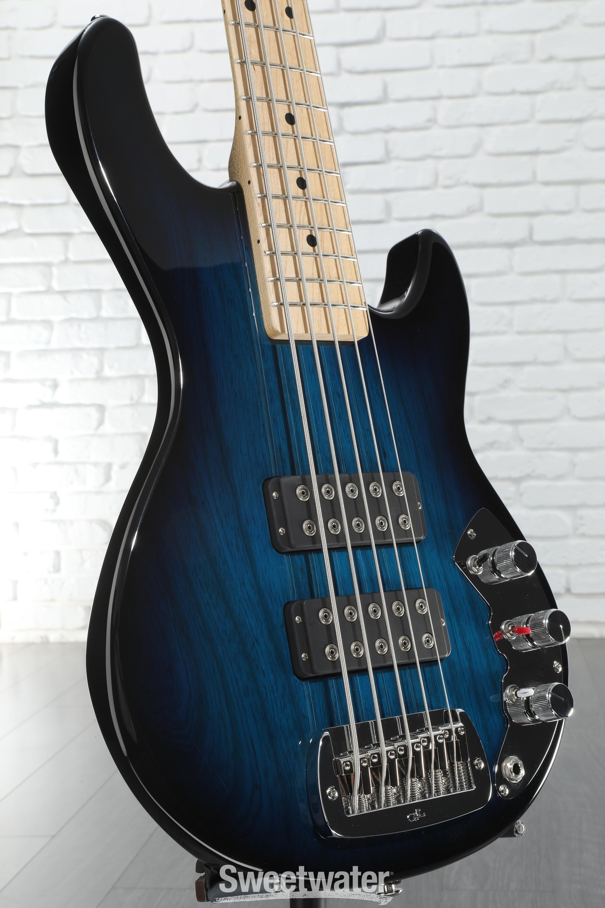 G&L CLF Research L-2500 Series 750 Bass Guitar - Blueburst