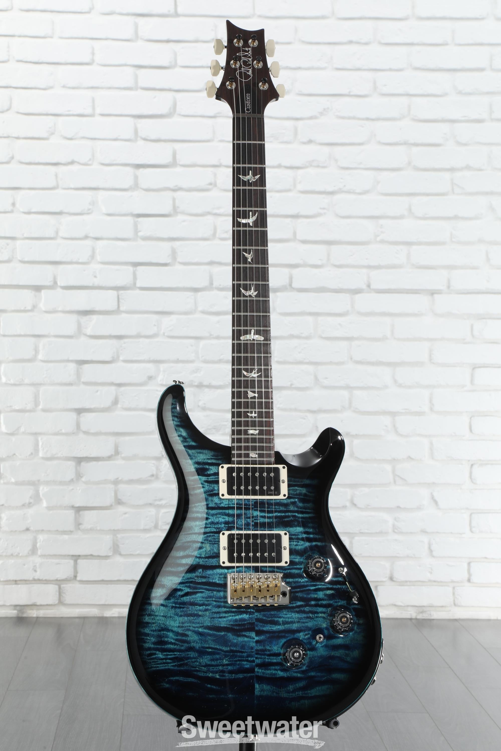 PRS Custom 24 Piezo Electric Guitar - Cobalt Smokeburst