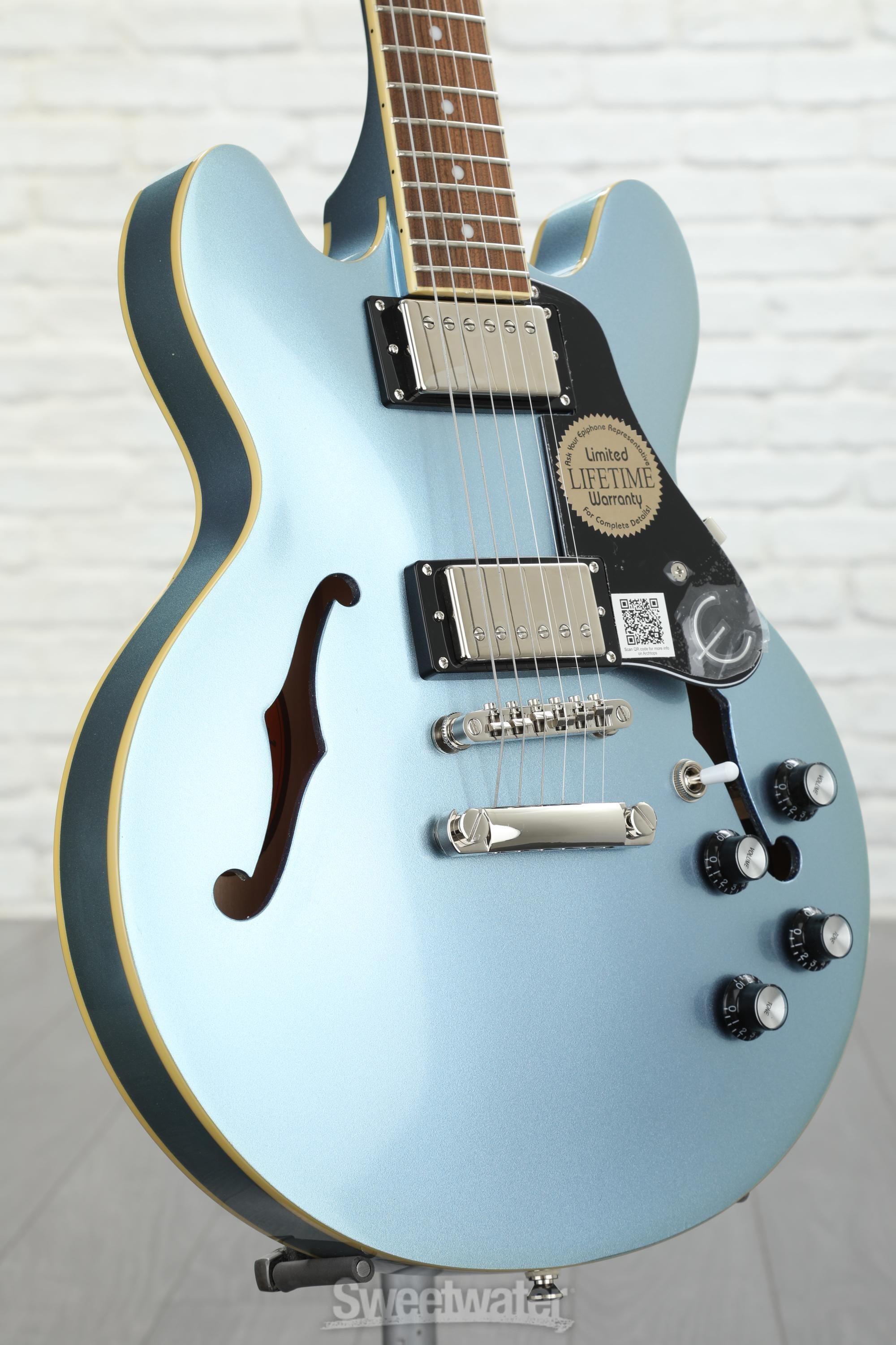 Epiphone ES-339 PRO Semi-Hollow Electric Guitar - Pelham Blue