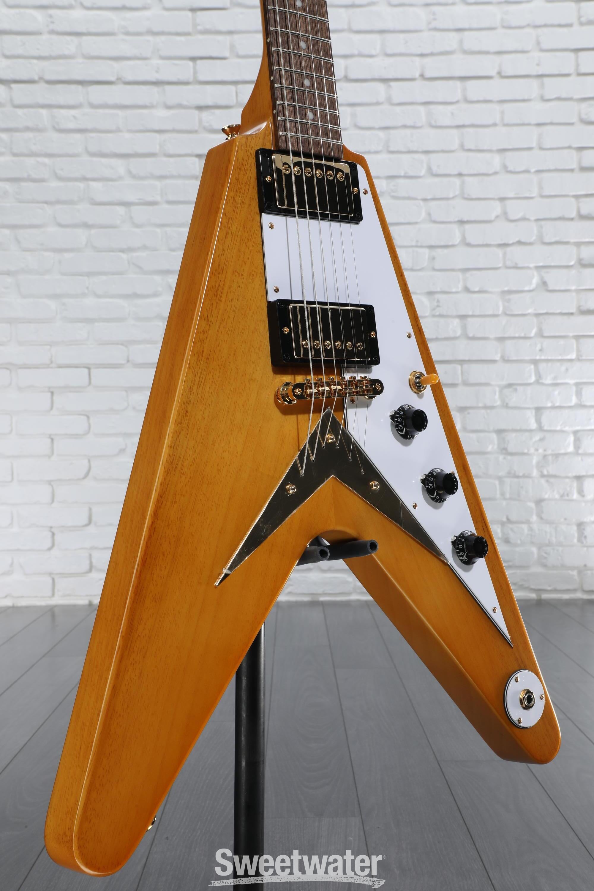 ギター Epiphone by Gibson '58 Korina Flying V Epiphone '58 Korina Flying V | Reverb