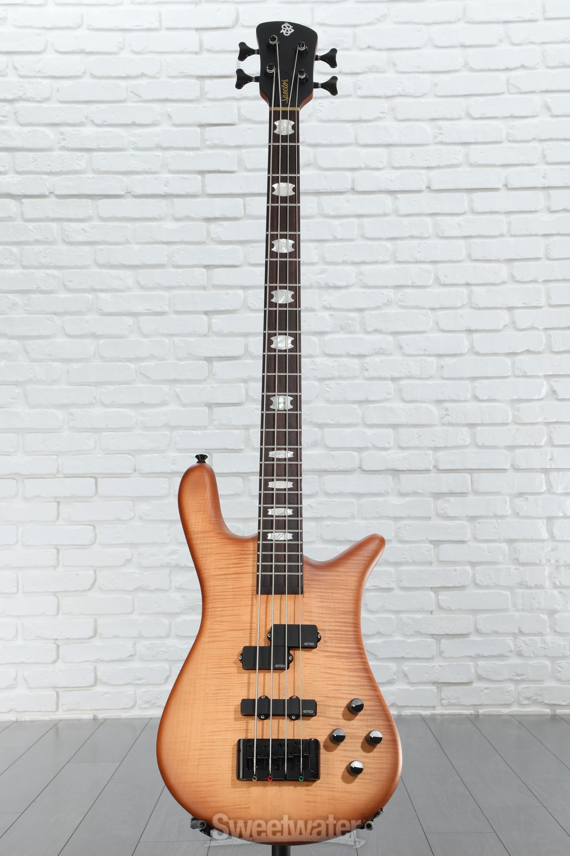 Spector Euro 4 LX Electric Bass Guitar - Natural Sunburst
