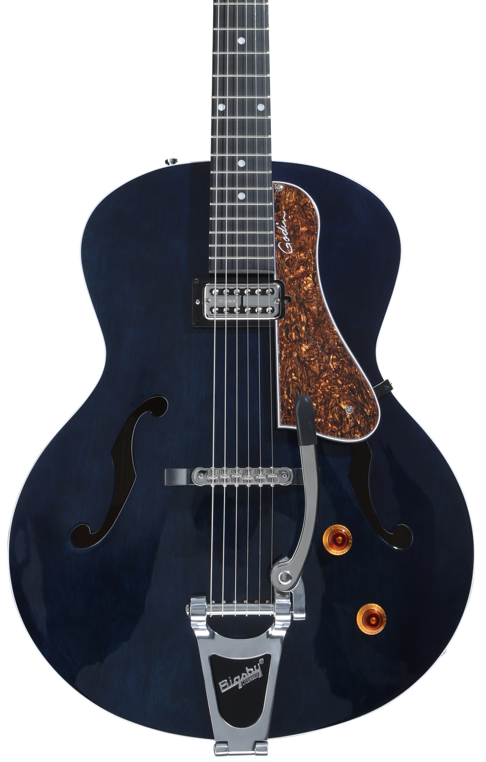 Godin 5th Avenue Night Club Hollowbody Electric Guitar - Indigo