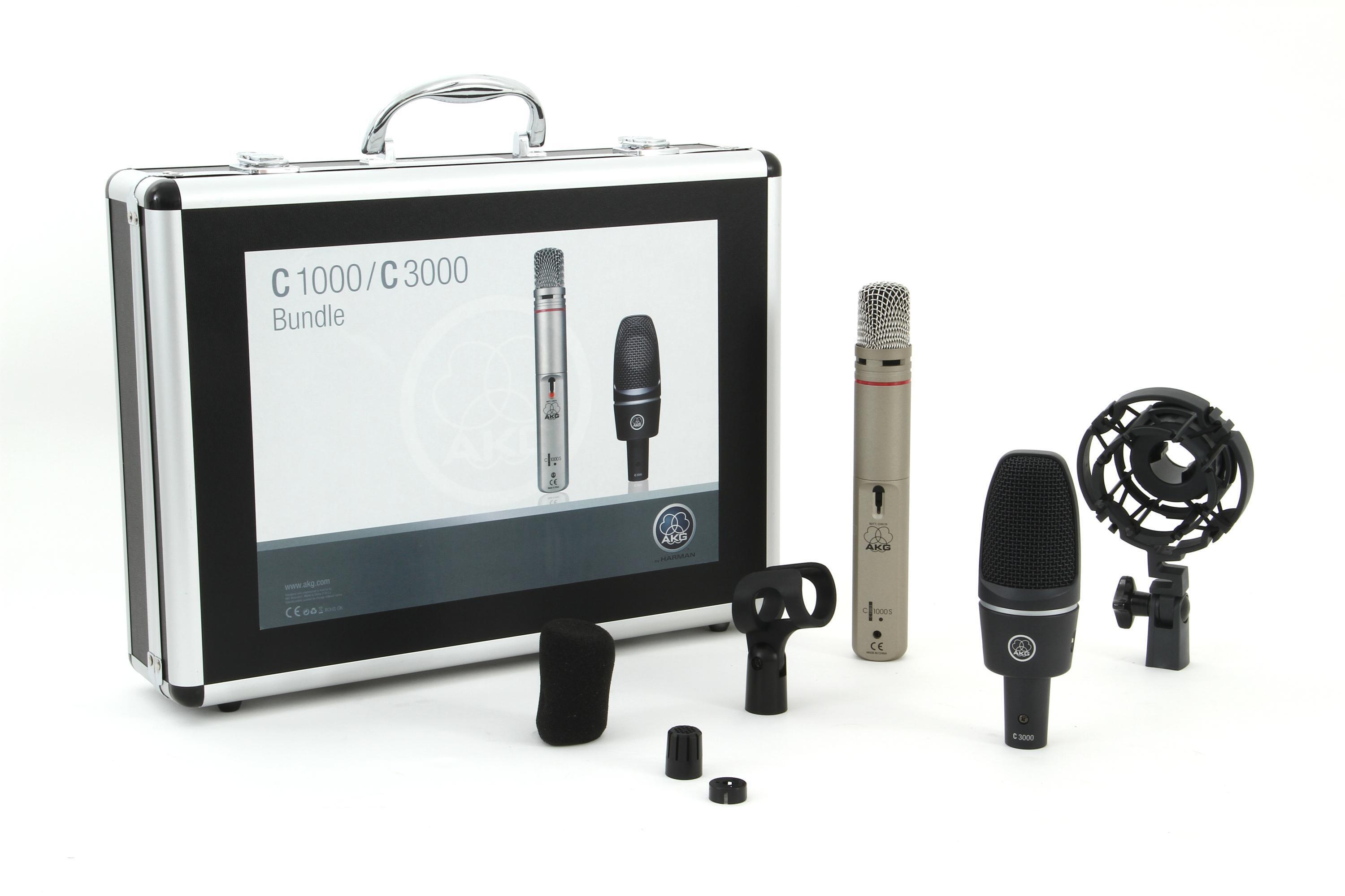 AKG C1000S コンデンサーマイクとホルダー AKG ( アーカーゲー ) C1000S コンデンサーマイク 送料無料