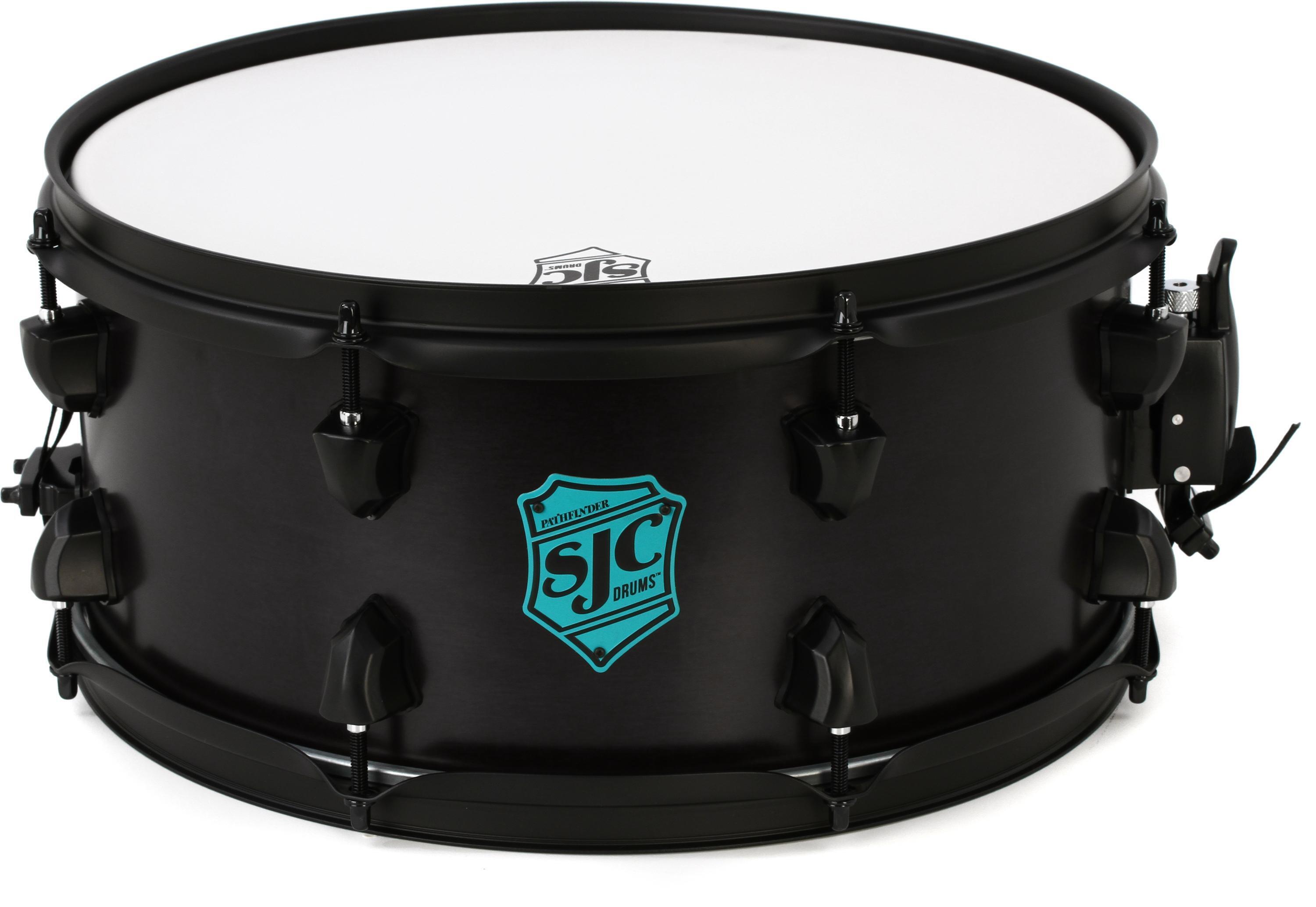 SJC Custom Drums Pathfinder Series Snare Drum - 6.5 x 14 inch - Black Satin