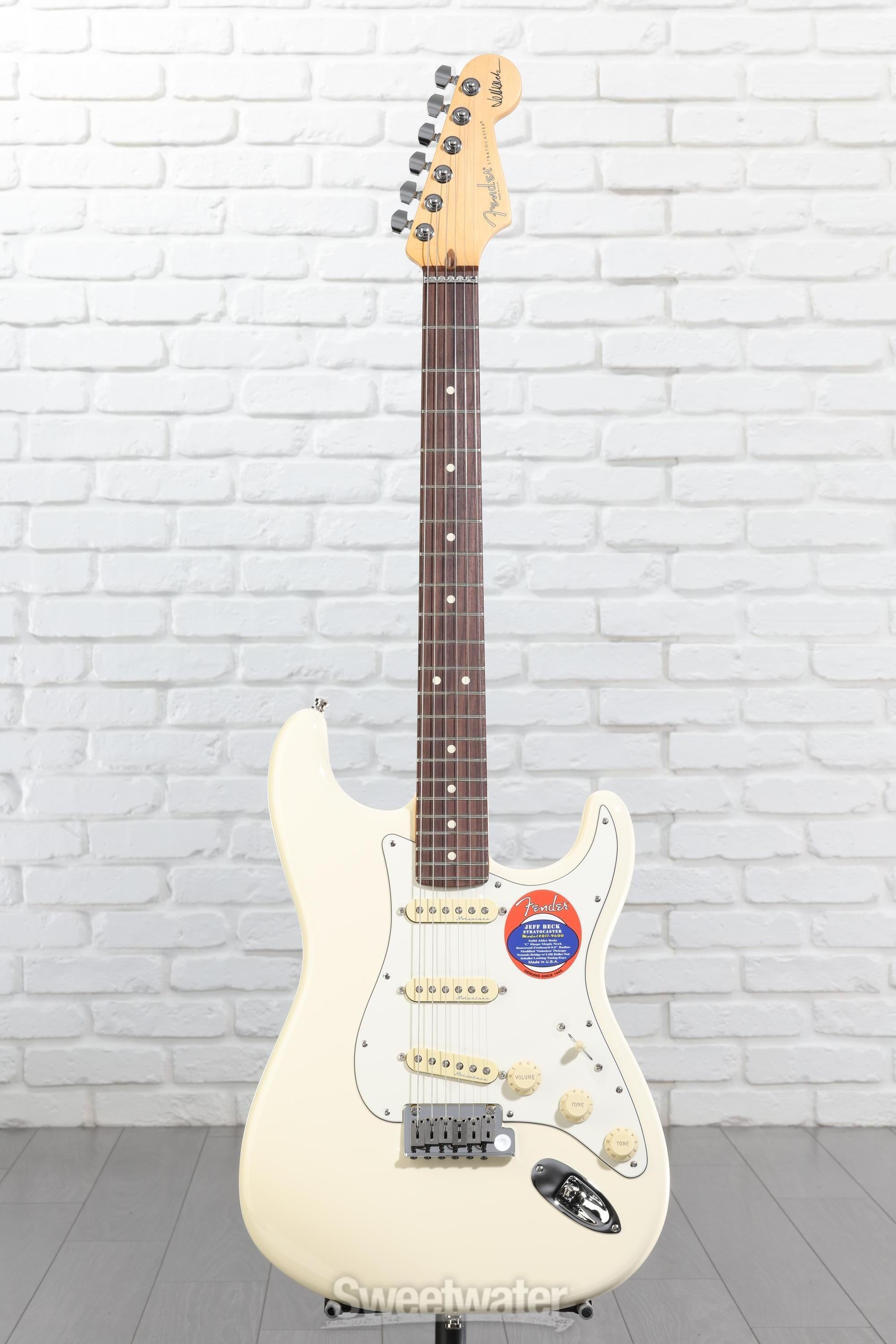 Fender Jeff Beck Stratocaster - Olympic White with Rosewood