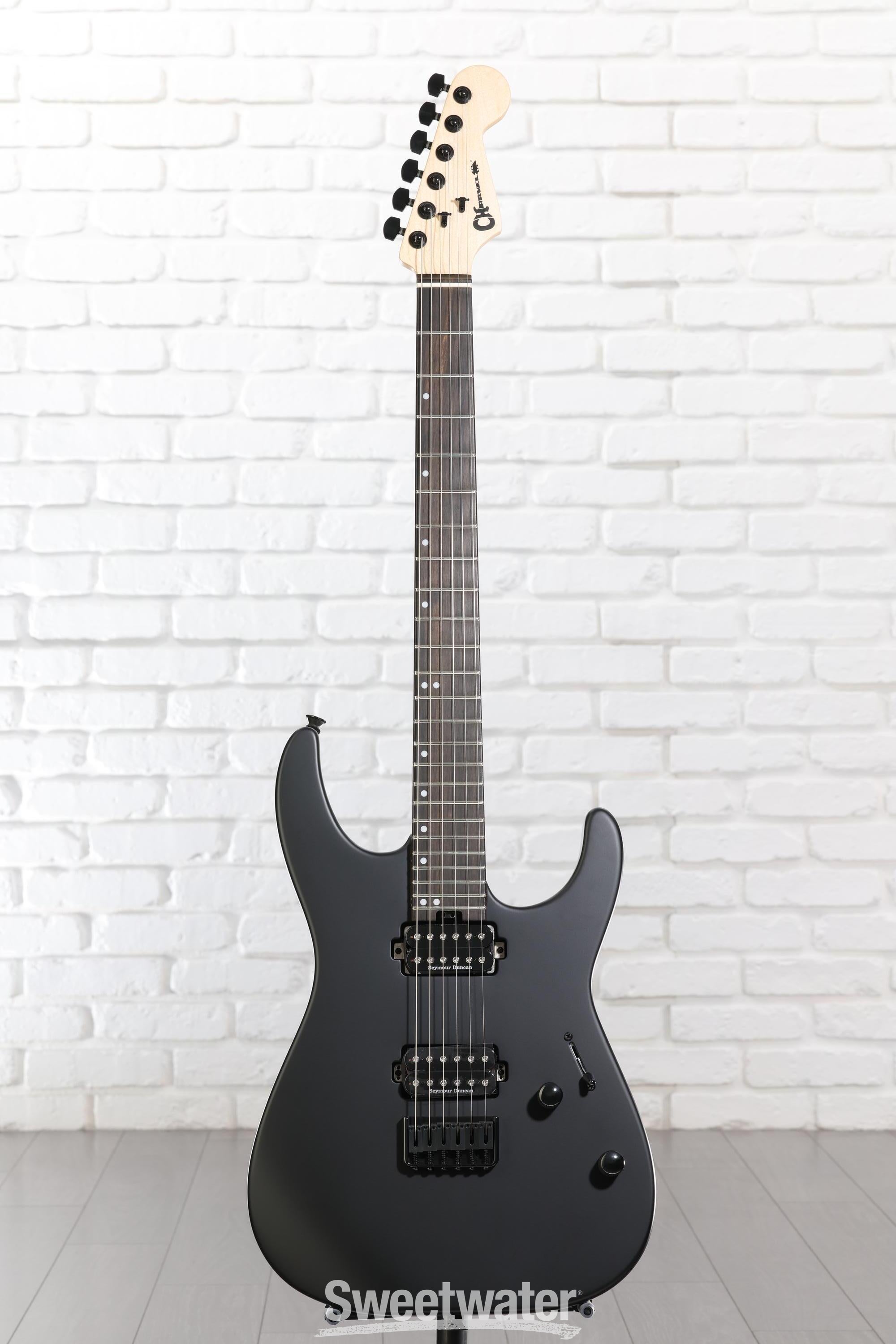 Charvel Pro-Mod DK24 HH HT Electric Guitar - Satin Black | Sweetwater