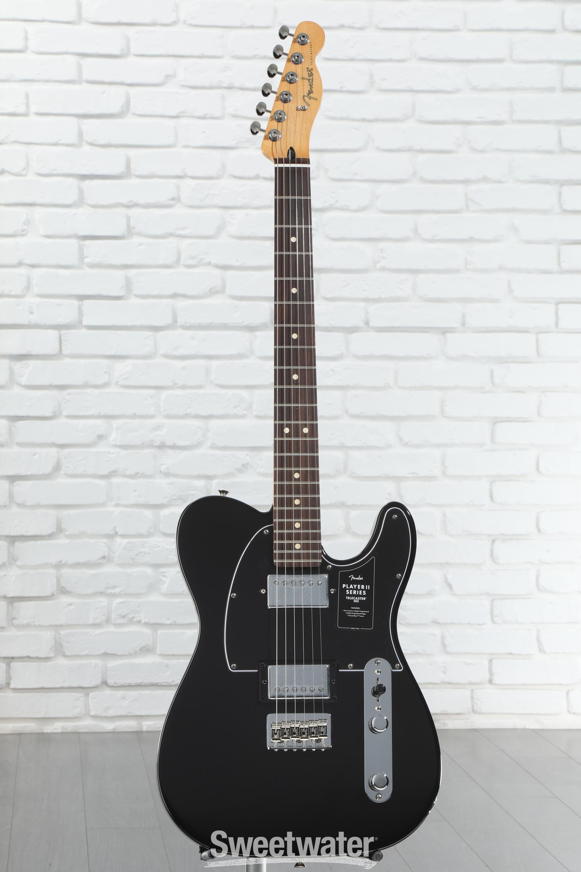 Fender Player II Telecaster HH Electric Guitar - Black with