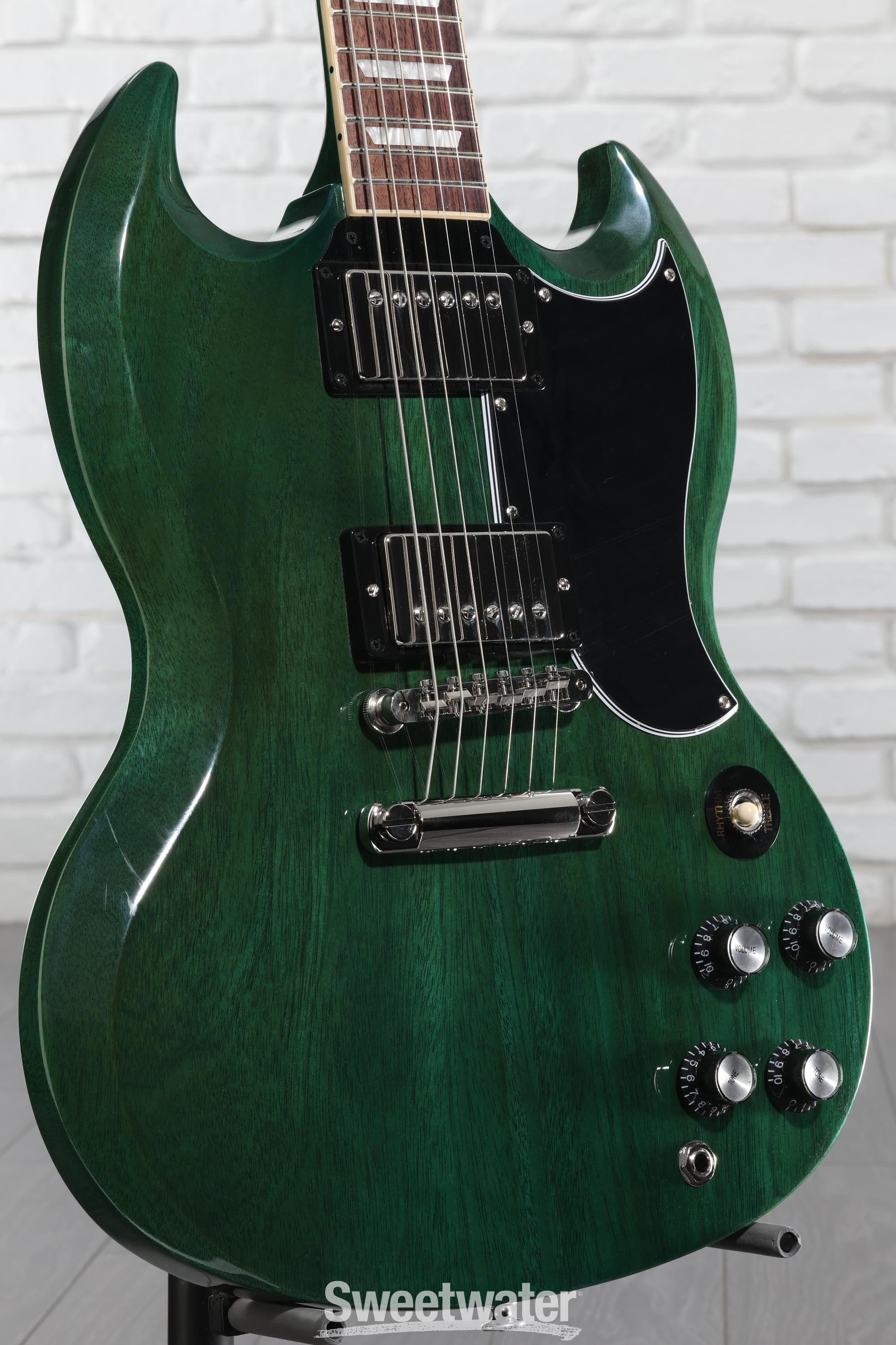 Gibson SG Standard '61 Electric Guitar - Translucent Teal | Sweetwater