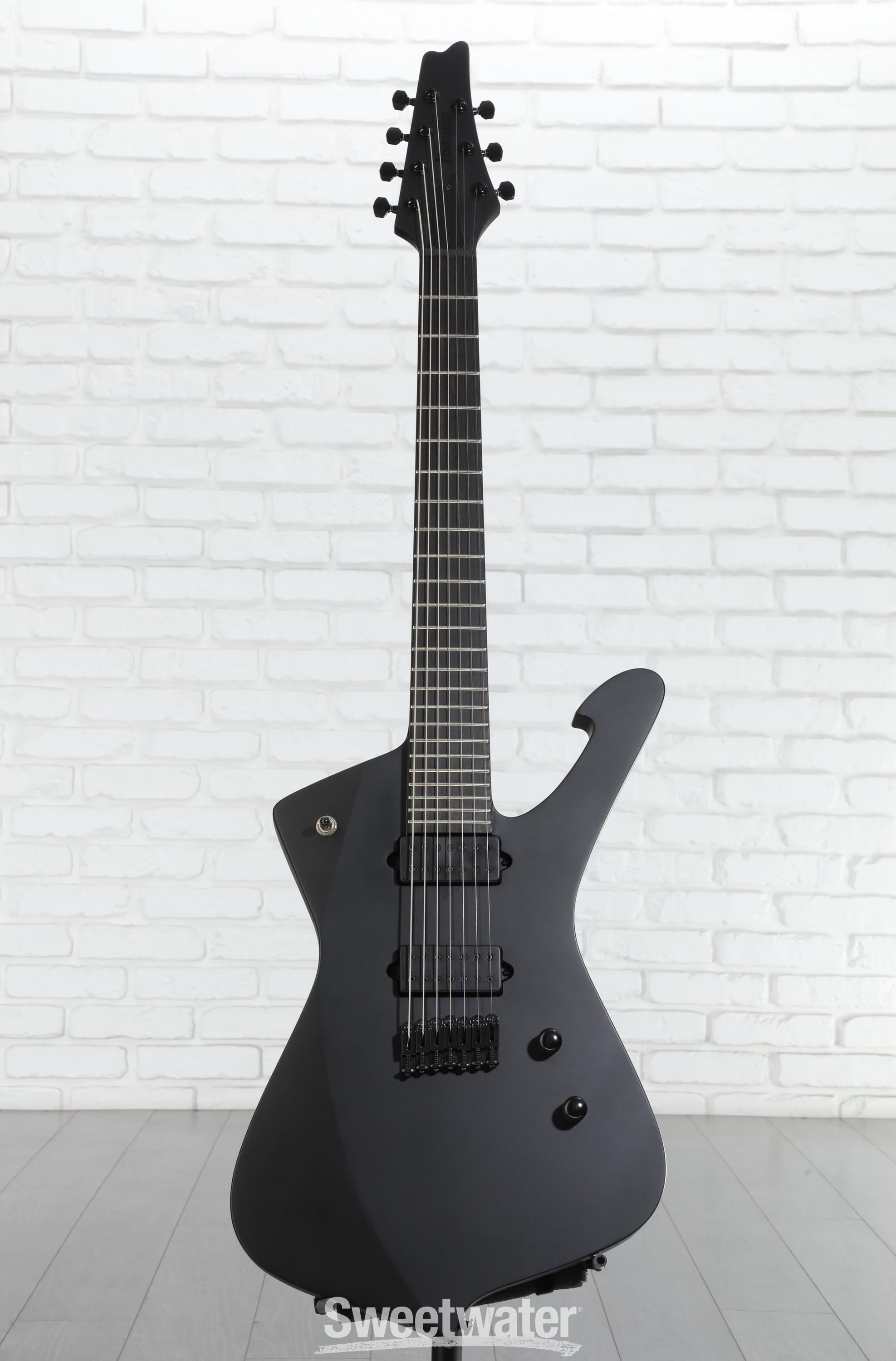 ISS　Ibanez ICTB721-BKF [IRON LABEL] Ibanez Iron Label Iceman 7-string - Black Flat | Sweetwater