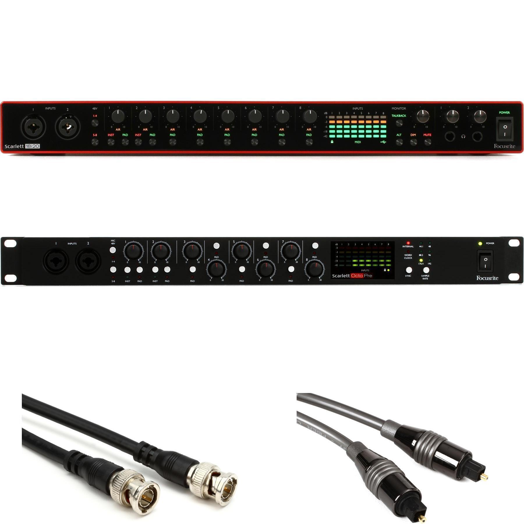 Focusrite Scarlett 18i20 3rd Gen USB Audio Interface and Preamp Expansion  Bundle