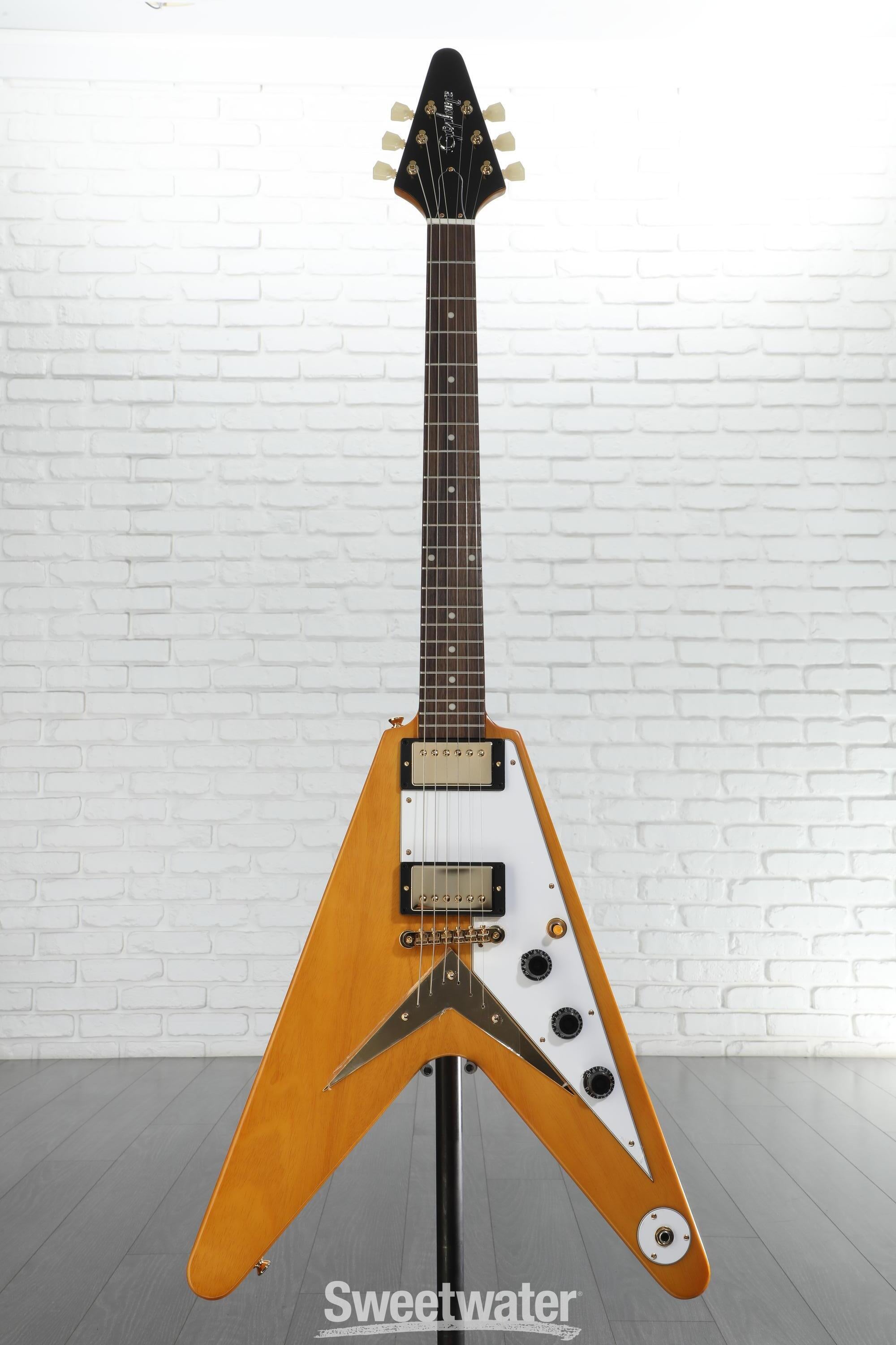 ギター EPIPHONE korina FLYING V Epiphone 1958 Korina Flying V Outfit Electric Guitar Aged