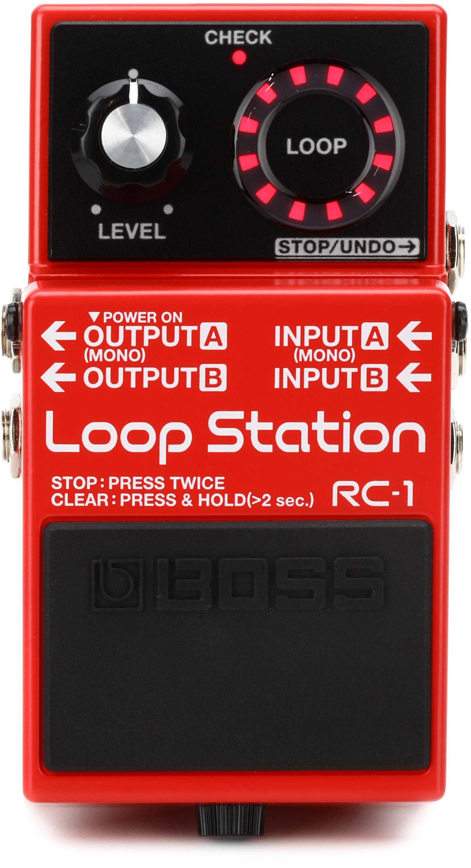 Boss RC-1 Loop Station Looper Pedal Reviews | Sweetwater