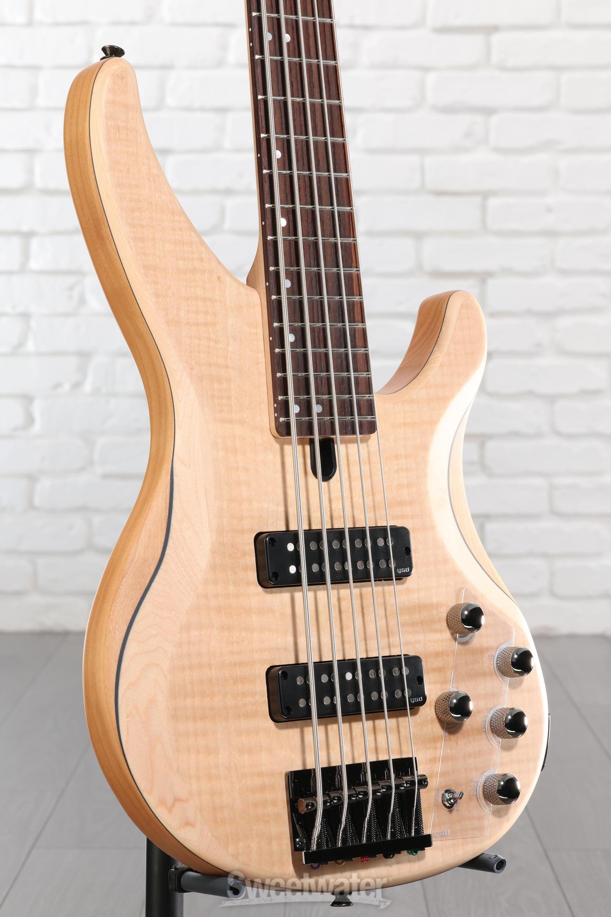 Yamaha TRBX605FM 5-string Bass Guitar - Natural Satin | Sweetwater
