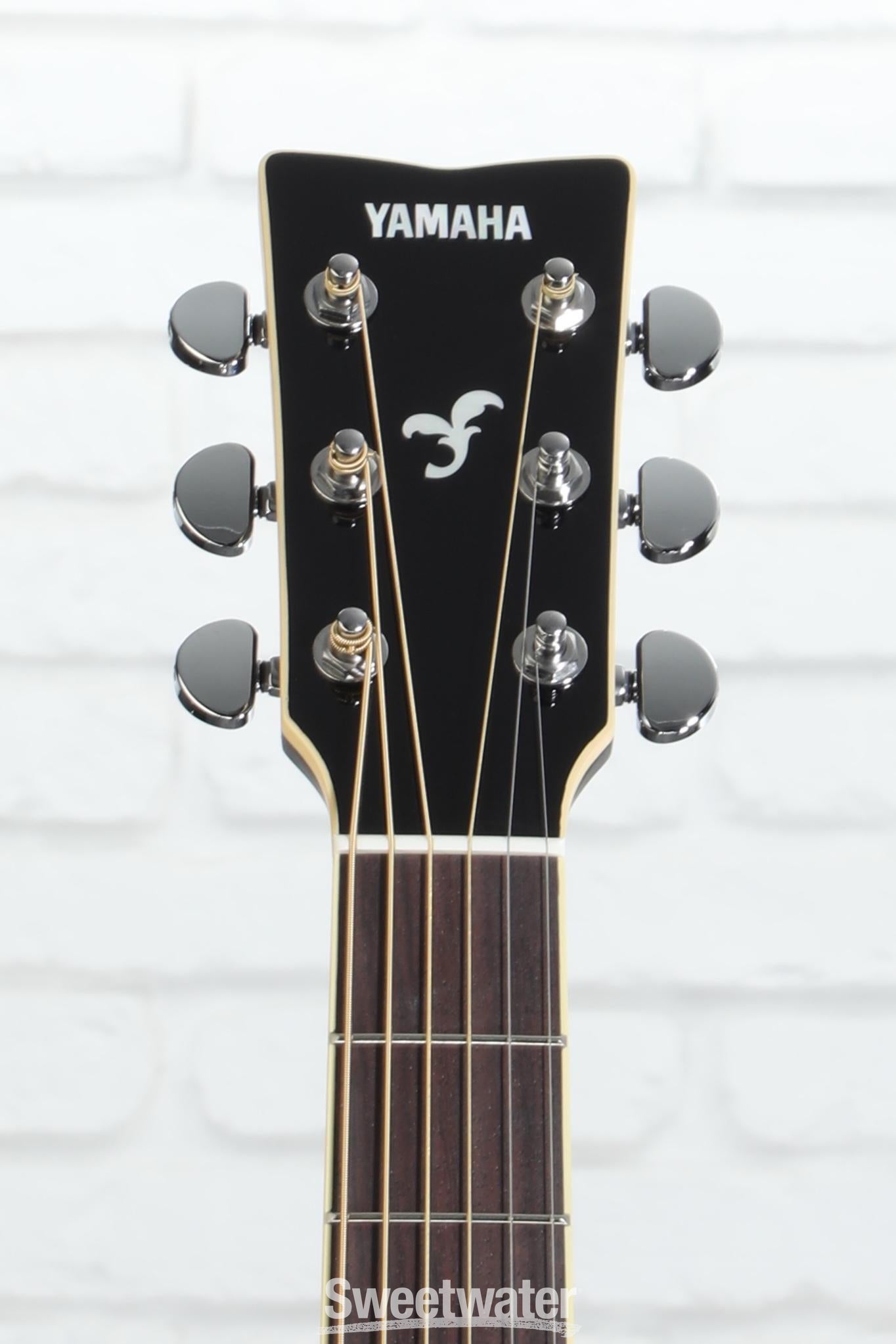 Yamaha FGX830C Dreadnought Cutaway Acoustic-electric Guitar - Black