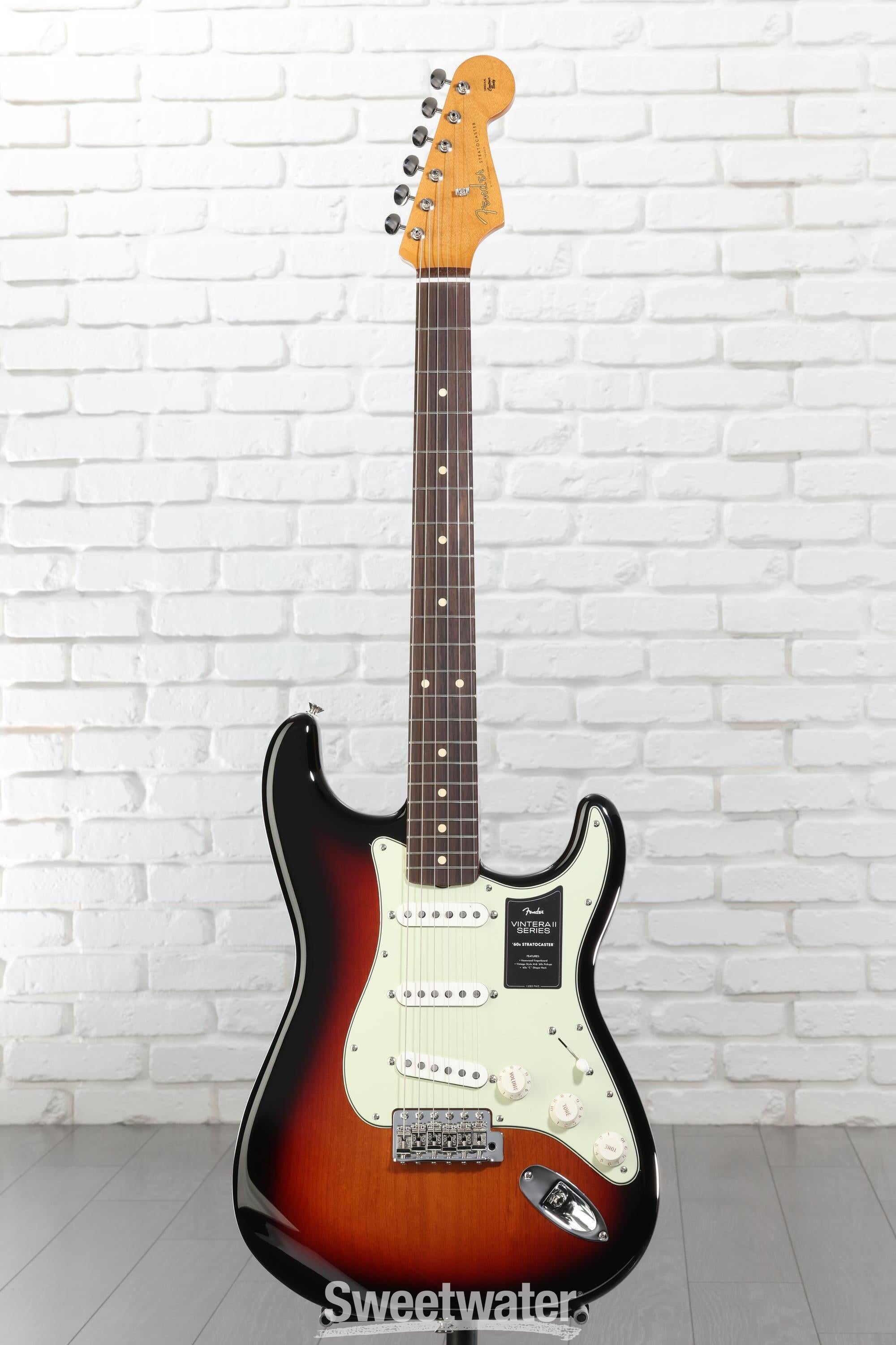 ギター Fender vintera 60 stratocaster Fender Vintera II '60s Stratocaster Electric Guitar, Rosewood