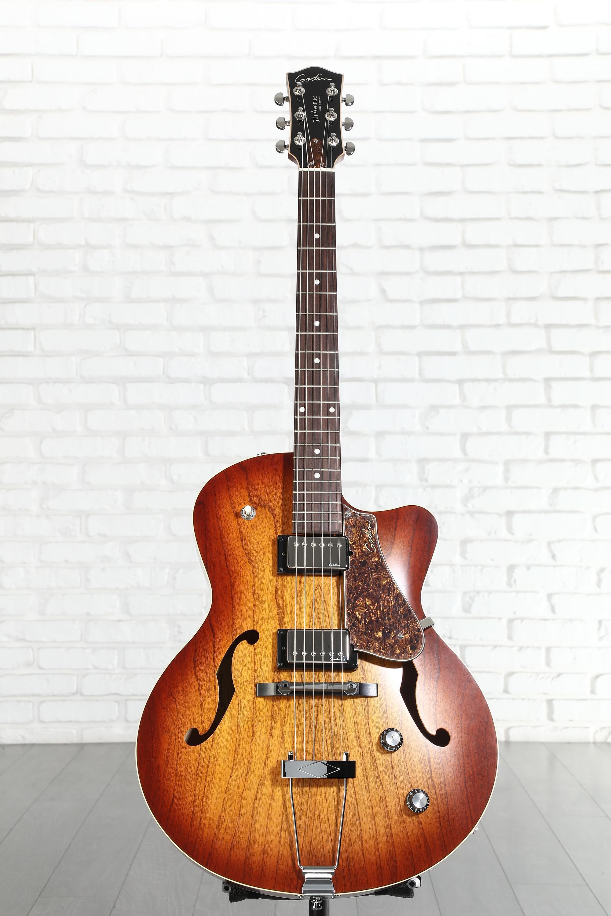 Godin 5th Avenue CW Kingpin II HB Hollowbody Electric Guitar