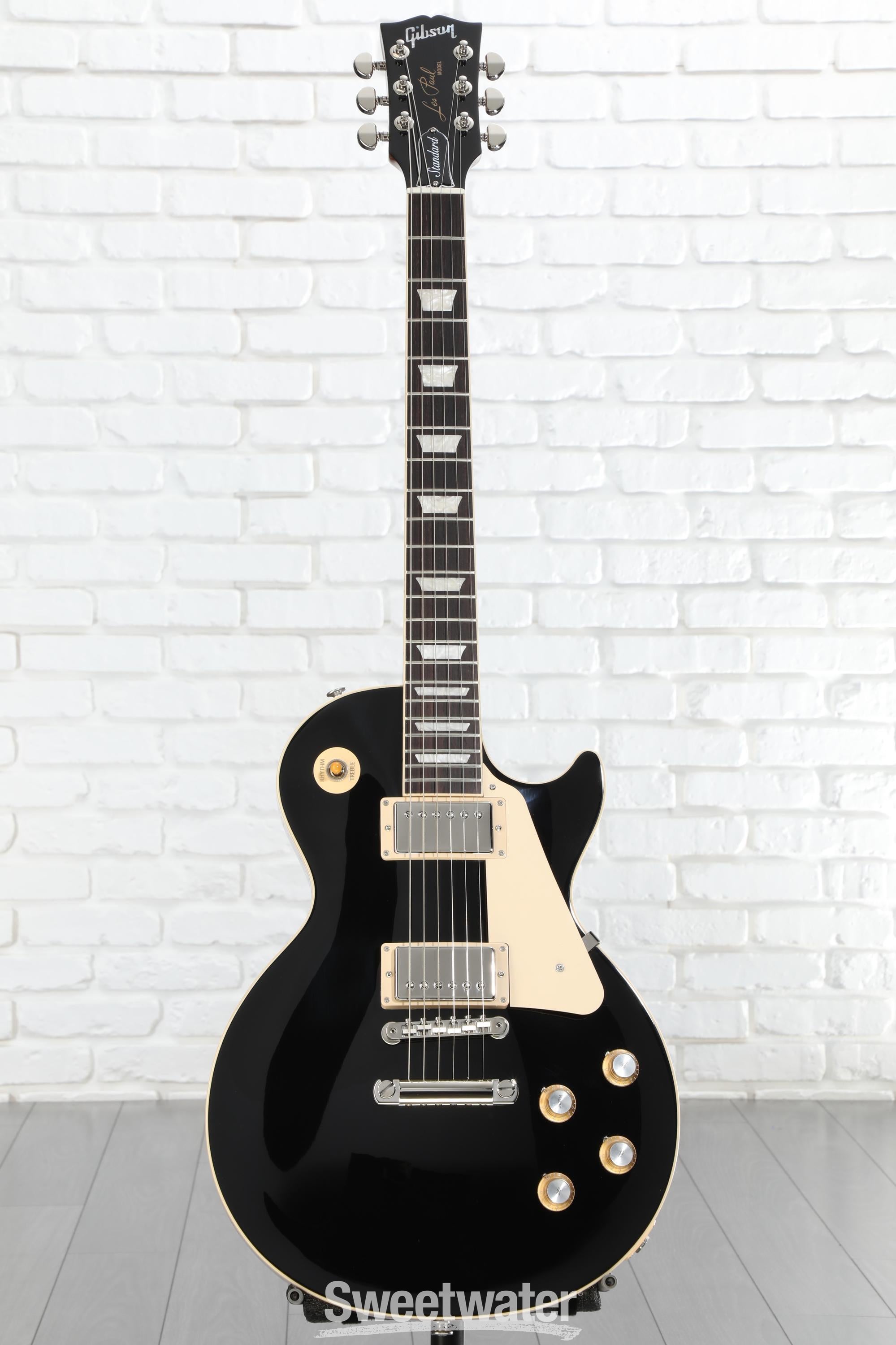 Gibson Les Paul Standard '60s Plain Top Electric Guitar - Ebony