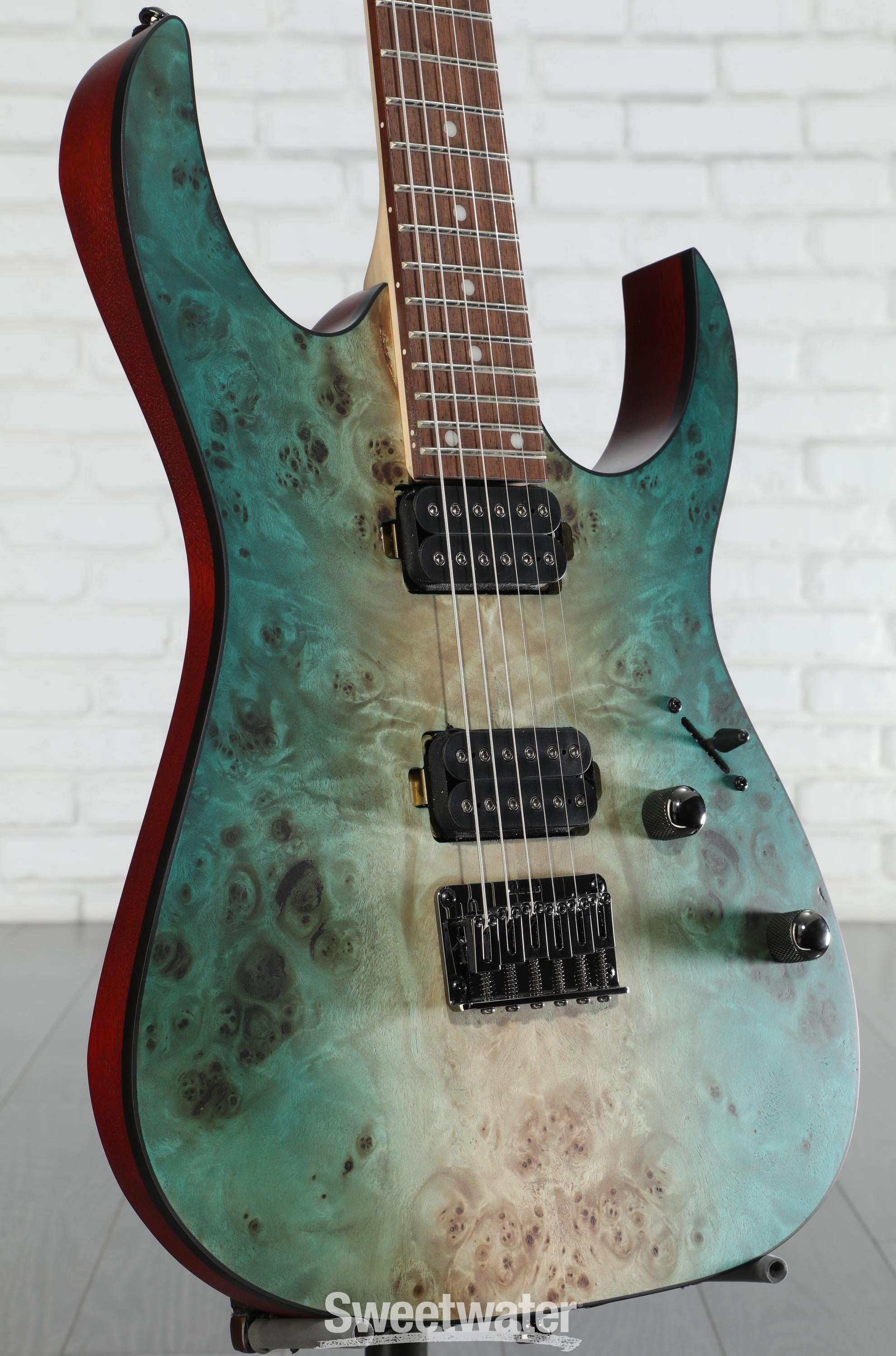 Ibanez Standard RG421PB Electric Guitar - Caribbean Shoreline Flat