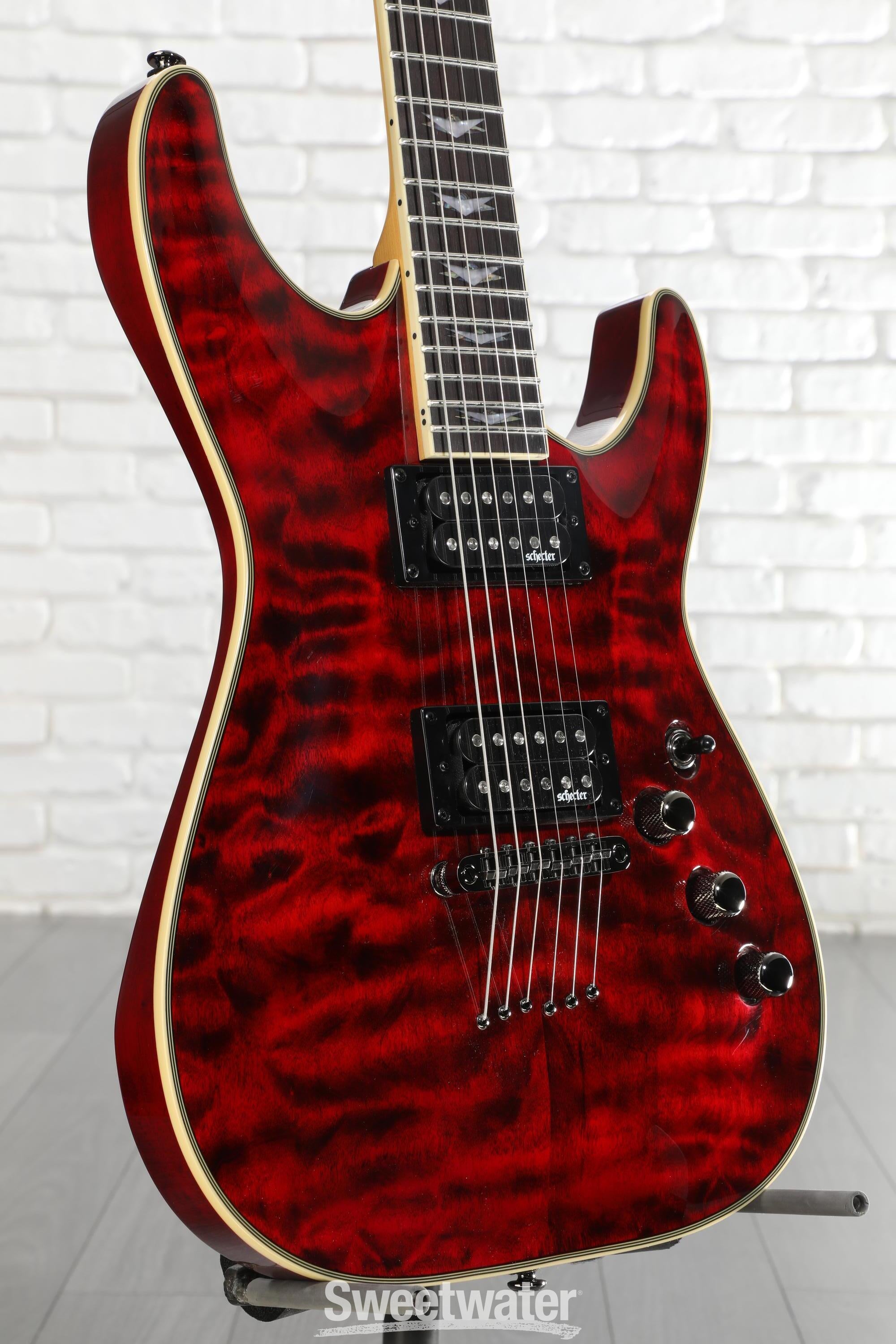 Photo of Schecter Omen Extreme-6 Electric Guitar - Black Cherry