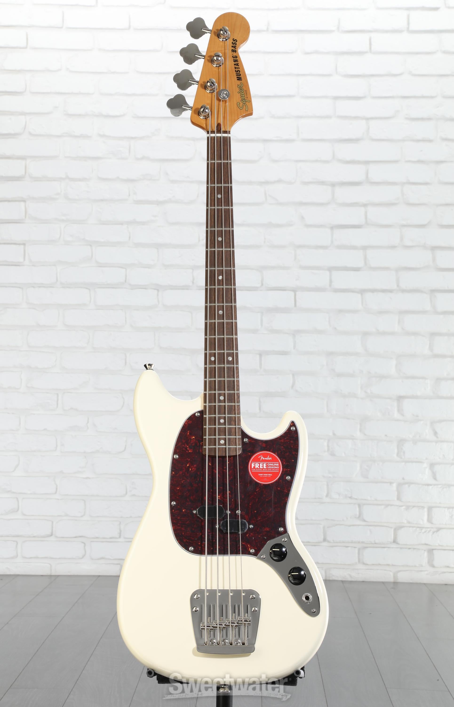 Squier Classic Vibe '60s Mustang Bass - Olympic White Reviews