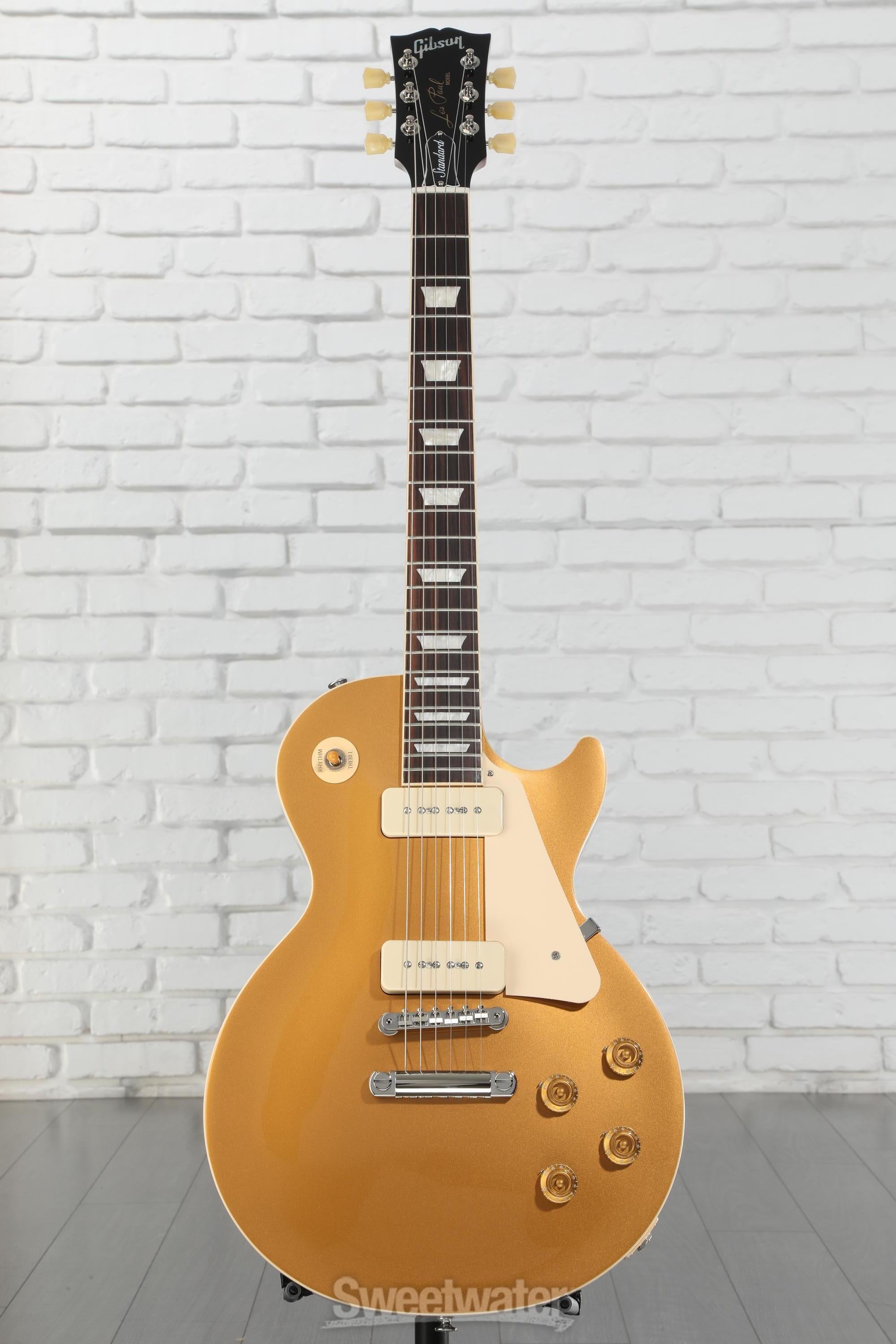 Gibson Les Paul Standard P90 Gold Top Gibson Les Paul Standard '50s P-90 Electric Guitar Gold Top