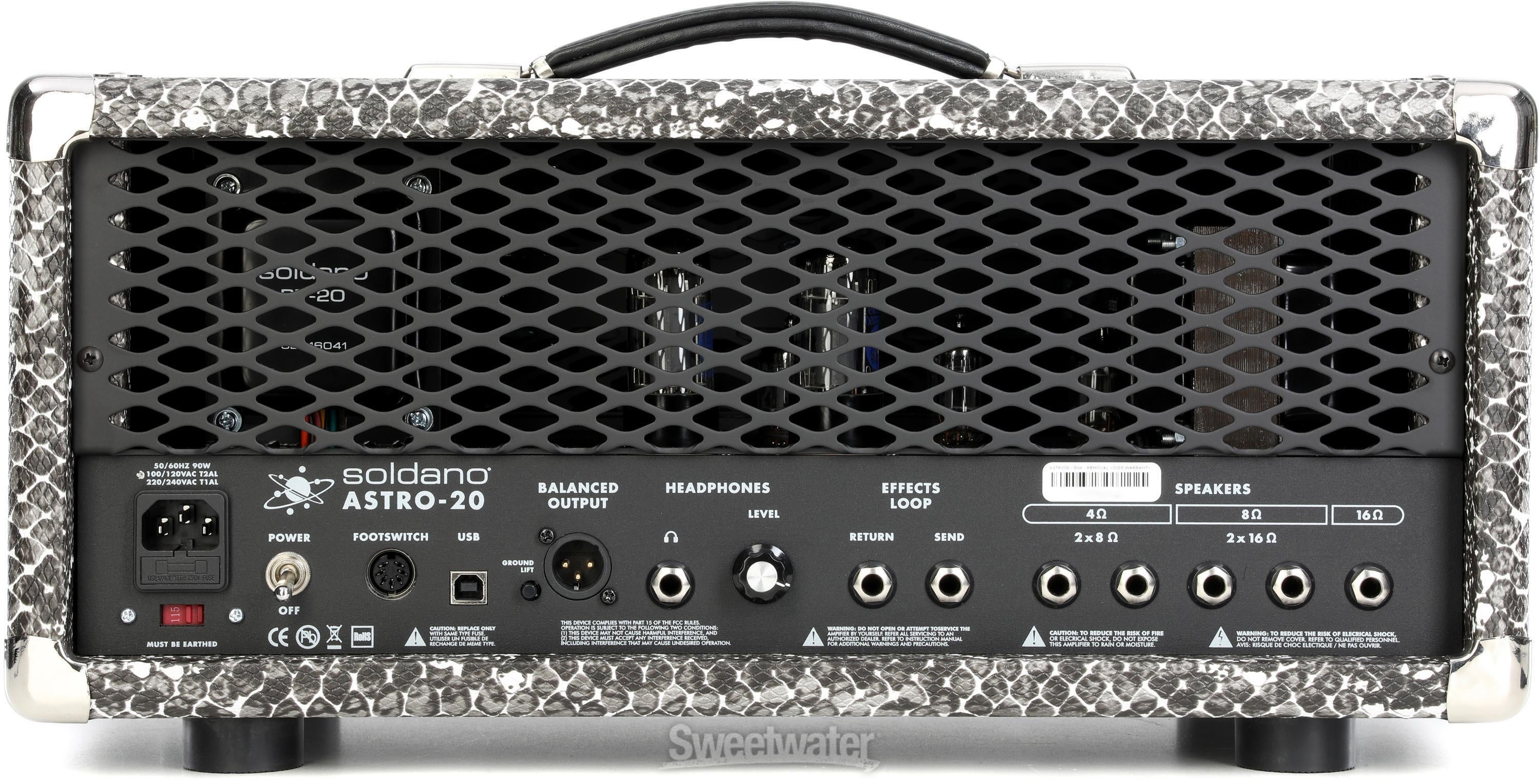 SOLDANO / ASTRO-20 3 Channel 20W all-tube guitar amplifier ソルダーノ ギターアンプヘッド (梅田店)