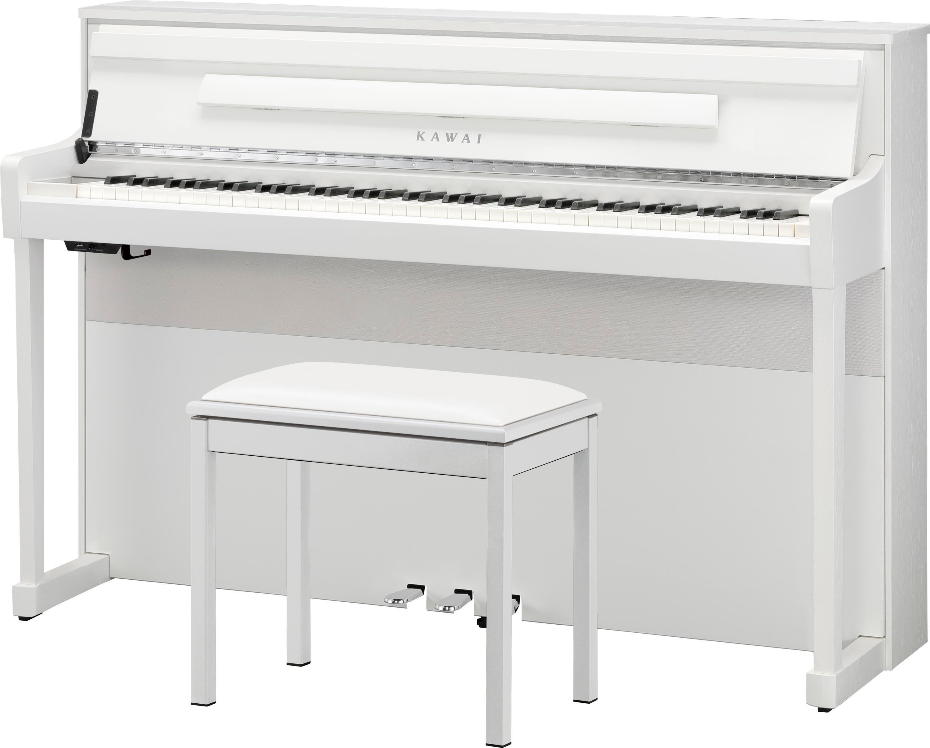 Kawai CA901 Digital Concert Piano - Satin White | Sweetwater