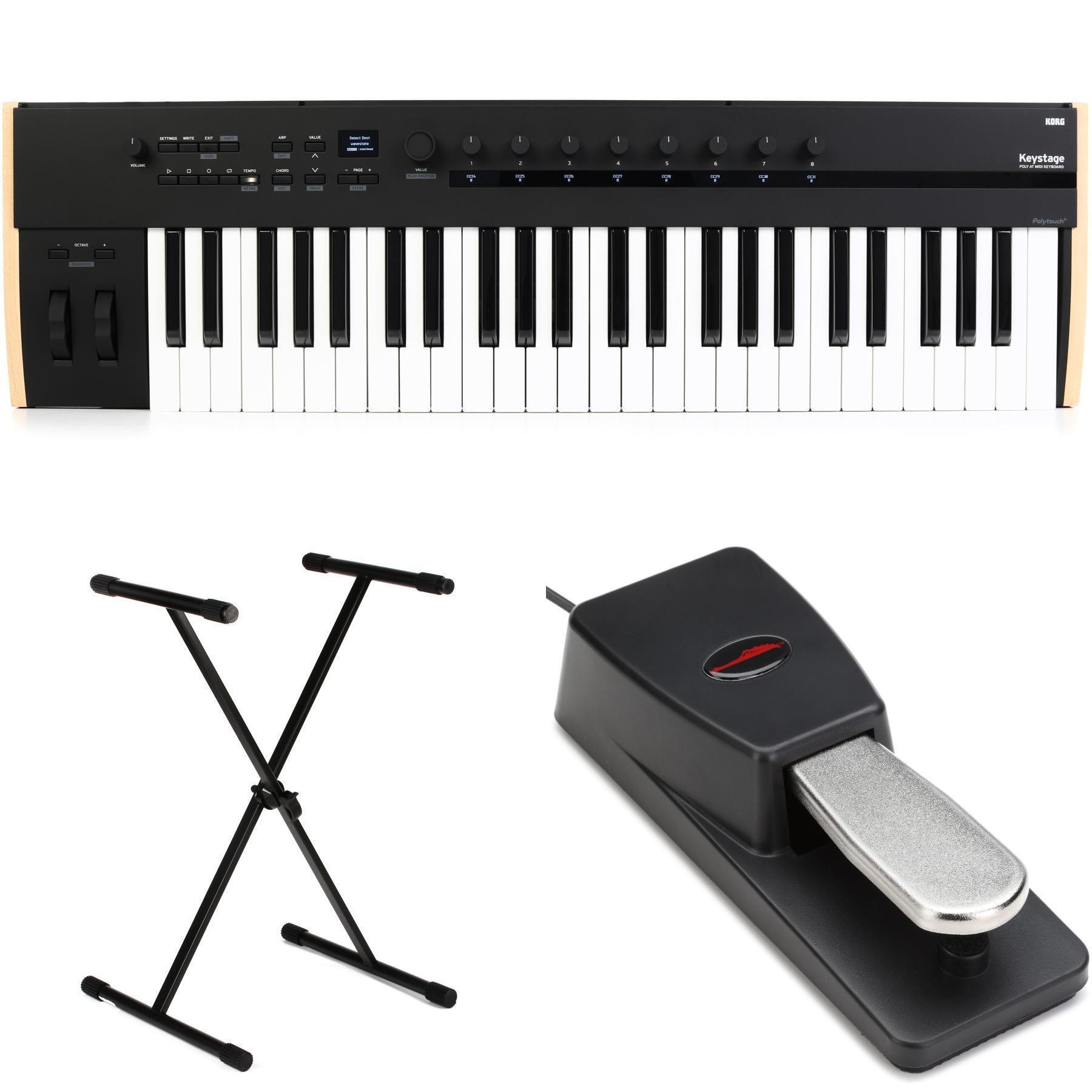 Photo of Korg Keystage 49-key MIDI Keyboard Controller Essentials Bundle