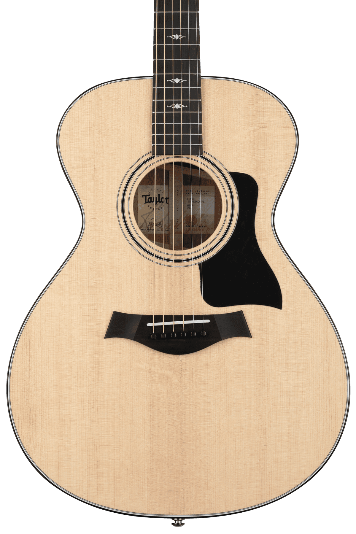 Taylor 312 V-Class Acoustic Guitar - Natural | Sweetwater