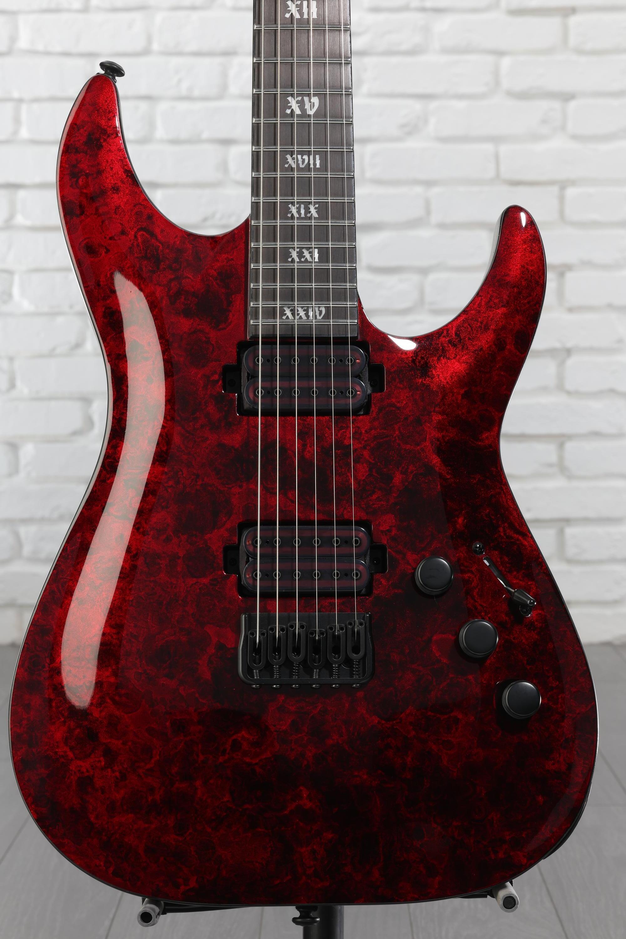Schecter C-1 Apocalypse Electric Guitar - Red Reign | Sweetwater