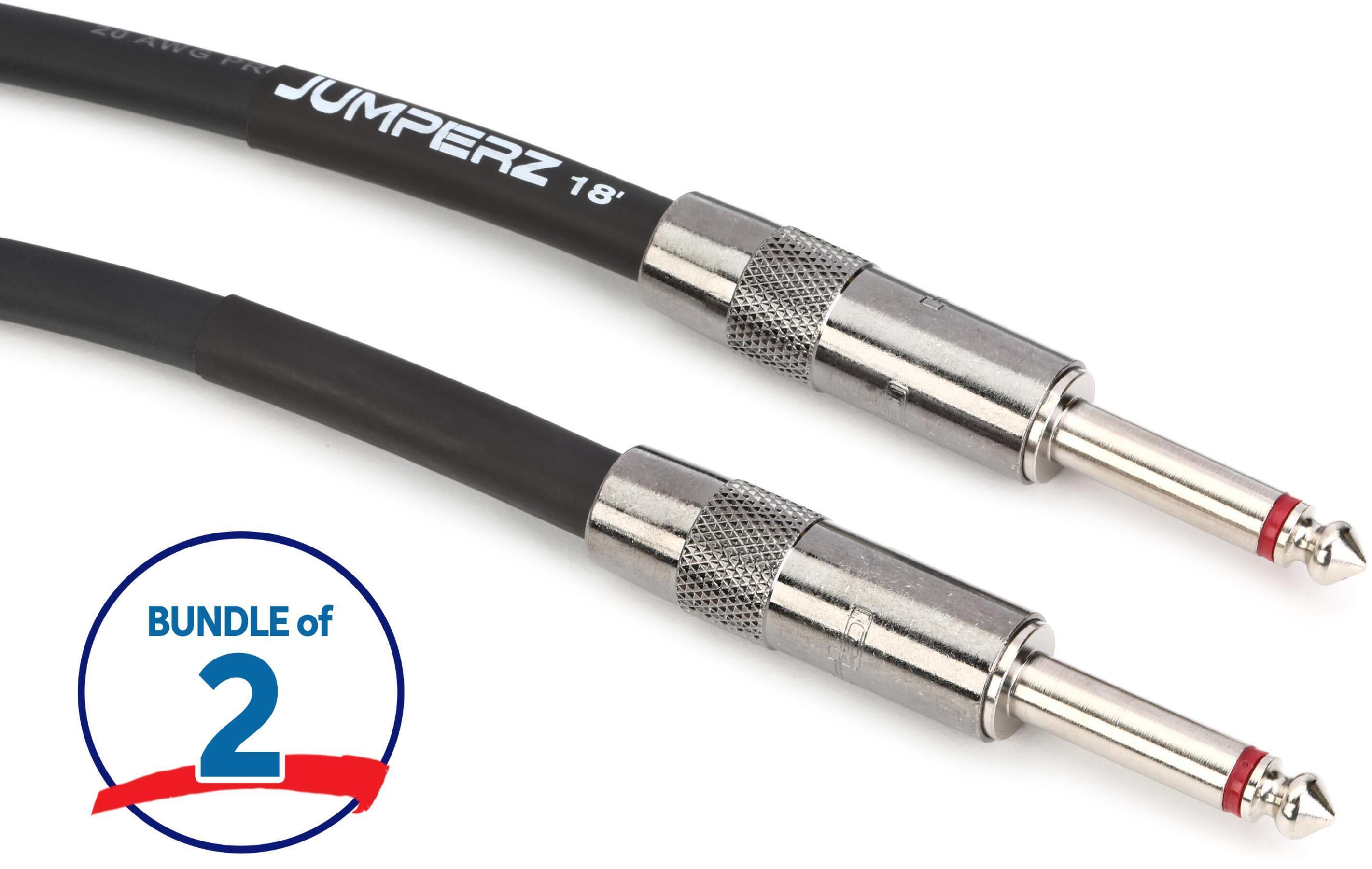 Photo of JUMPERZ Red Line Patch Cable - 18 feet (2 Pack)