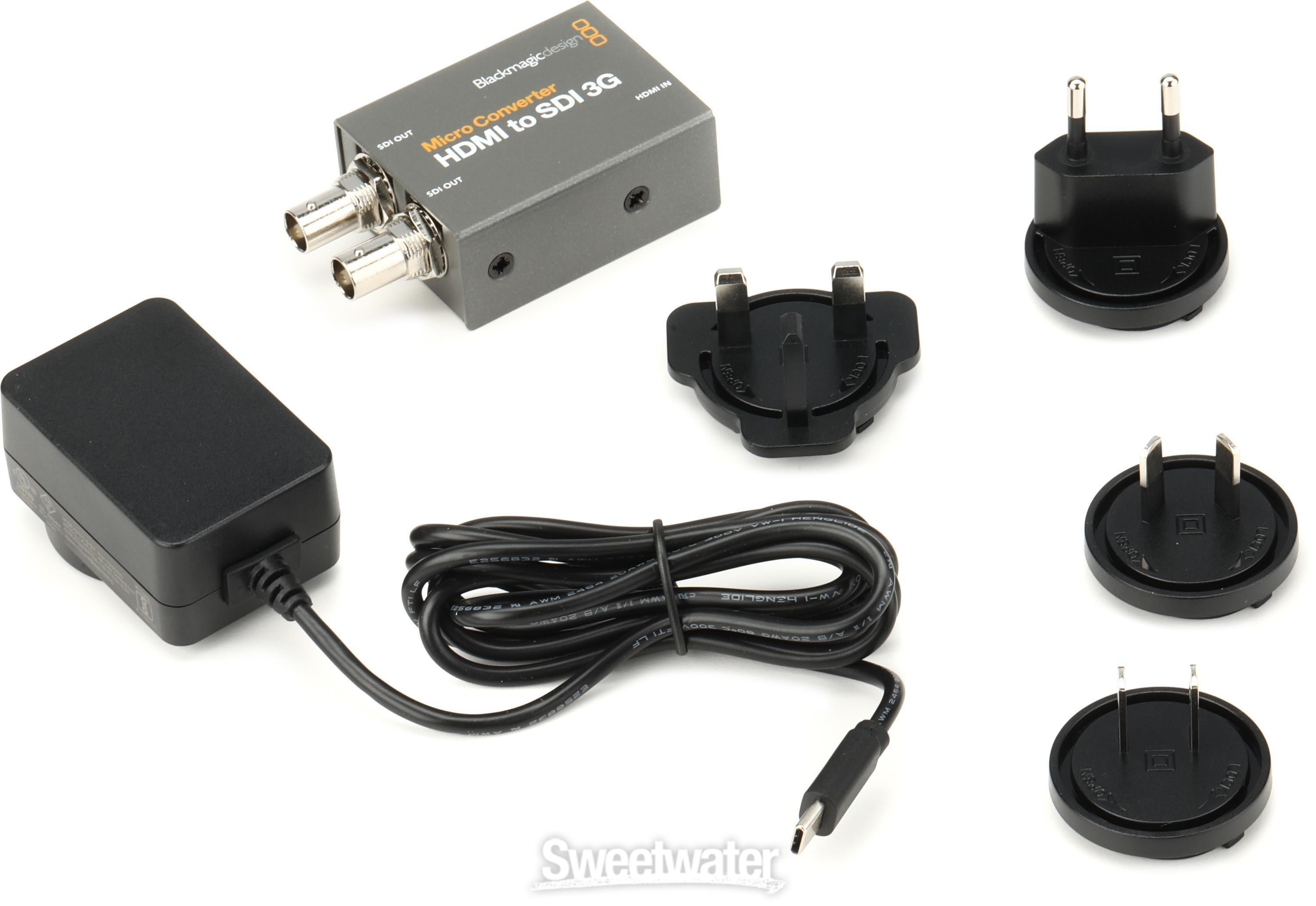Blackmagic Design HDMI to SDI 3G Micro Converter with Power Supply 