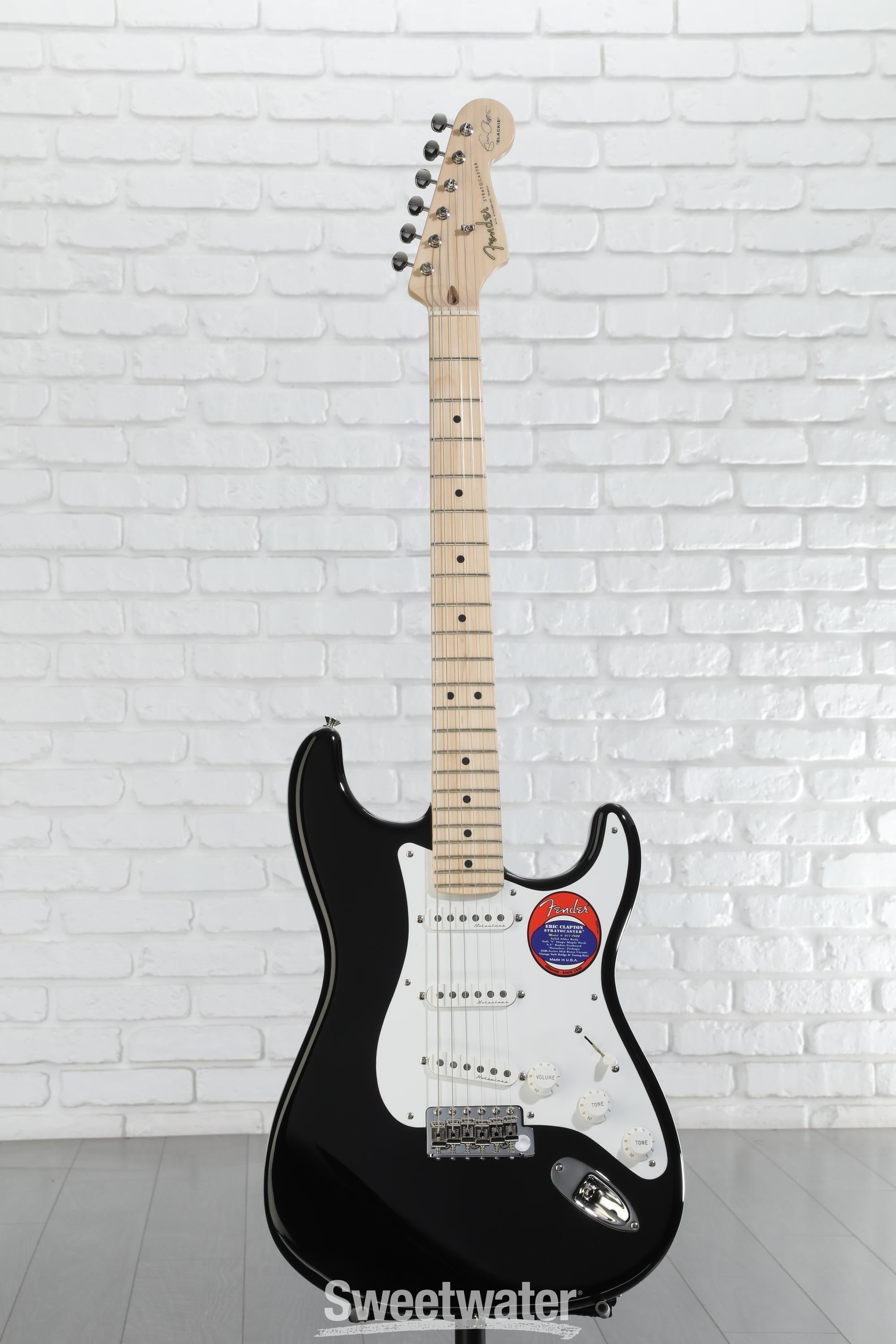 ギター Fender Eric Clapton Stratocaster Blackie Fender Artist Series Eric Clapton Stratocaster Electric