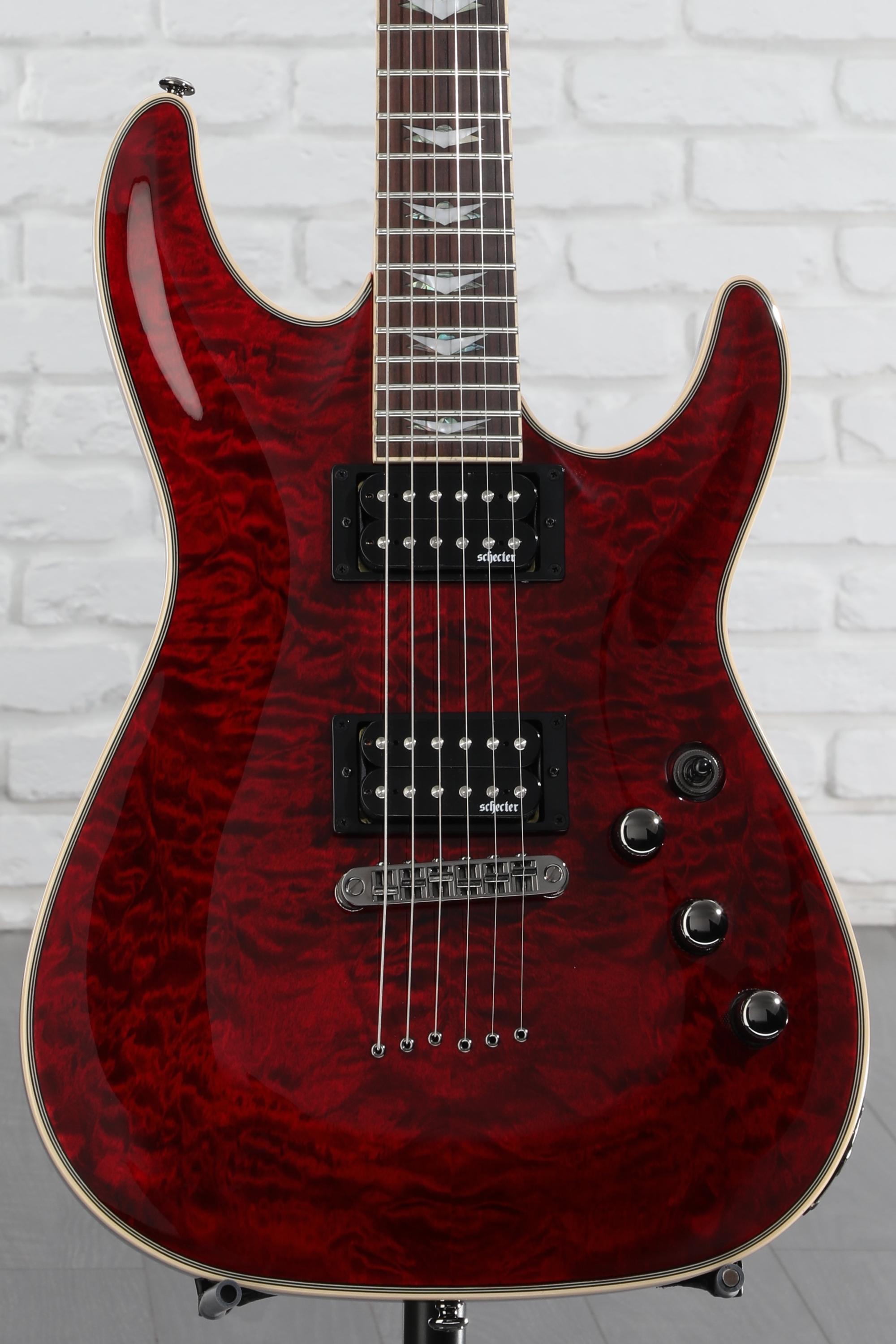 ギター Schecter OMEN Extreme 6 Amazon.com: Schecter Omen Extreme-6 Electric Guitar - Blood