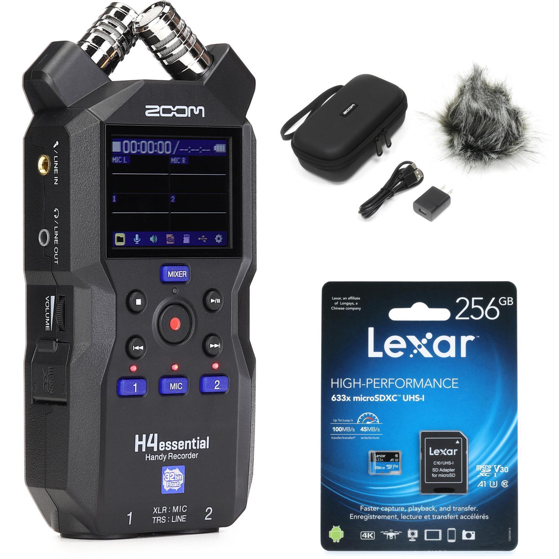 Zoom H4essential Portable Recorder Essentials Bundle | Sweetwater