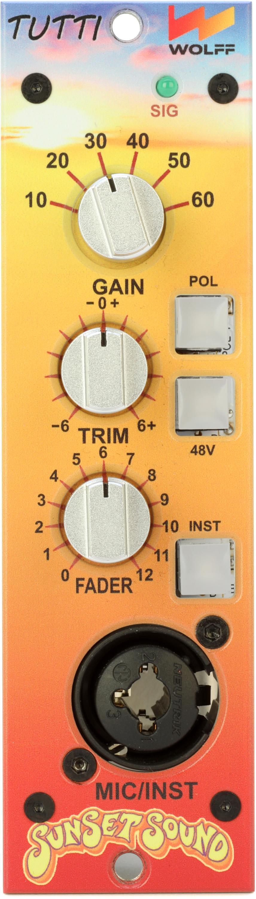 Photo of Wolff Audio Tutti 500 Series Microphone/Instrument Preamp