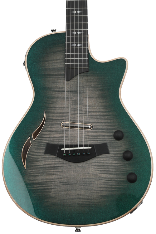 Taylor Custom #34 T5z Hollowbody Electric Guitar - Peacock