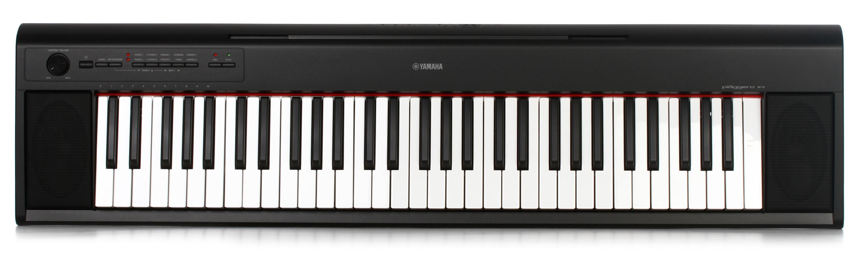 Yamaha Piaggero NP-12 61-key Portable Piano - Black