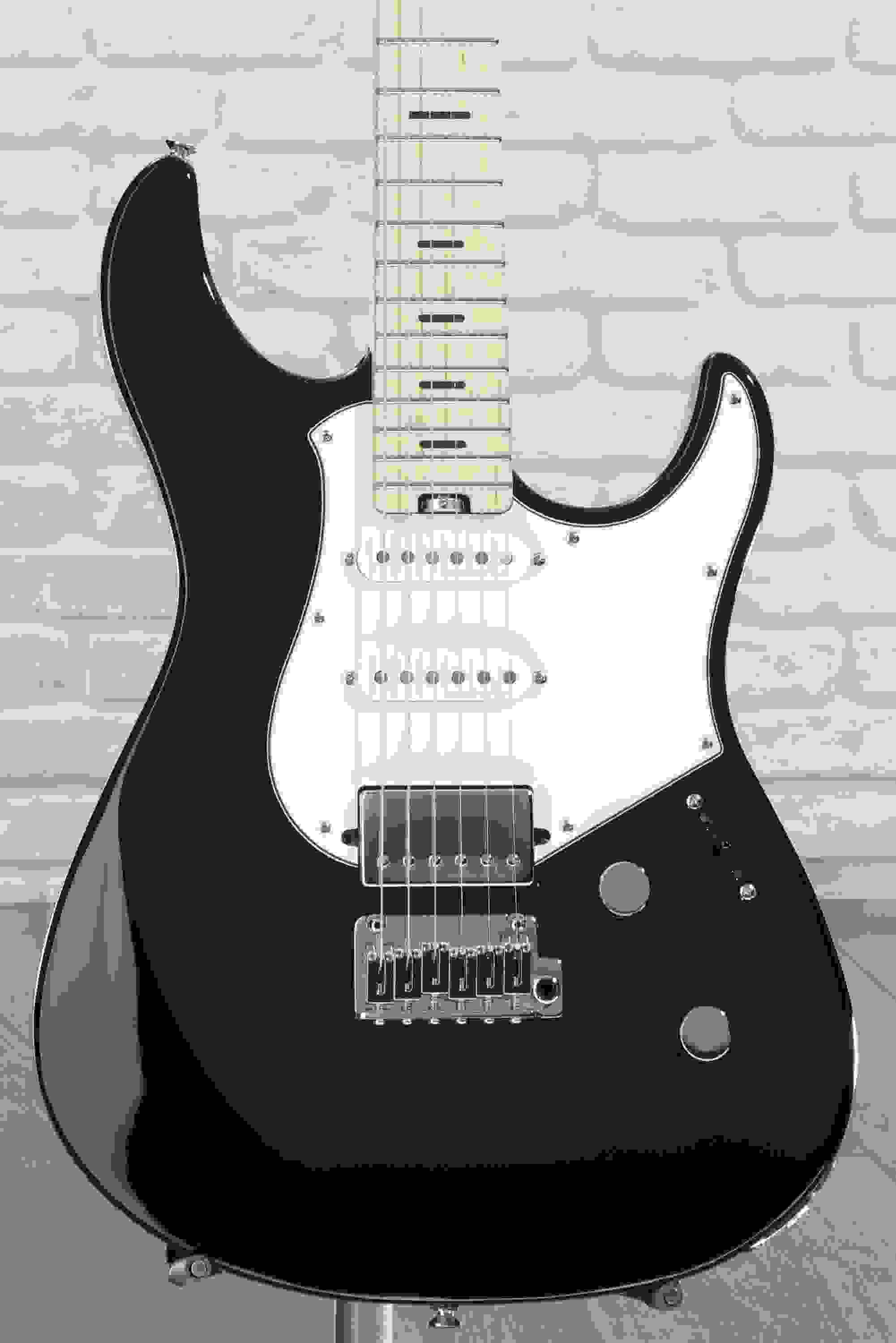 Yamaha PACS+12 Pacifica Standard Plus Electric Guitar - Black, Maple Fingerboard