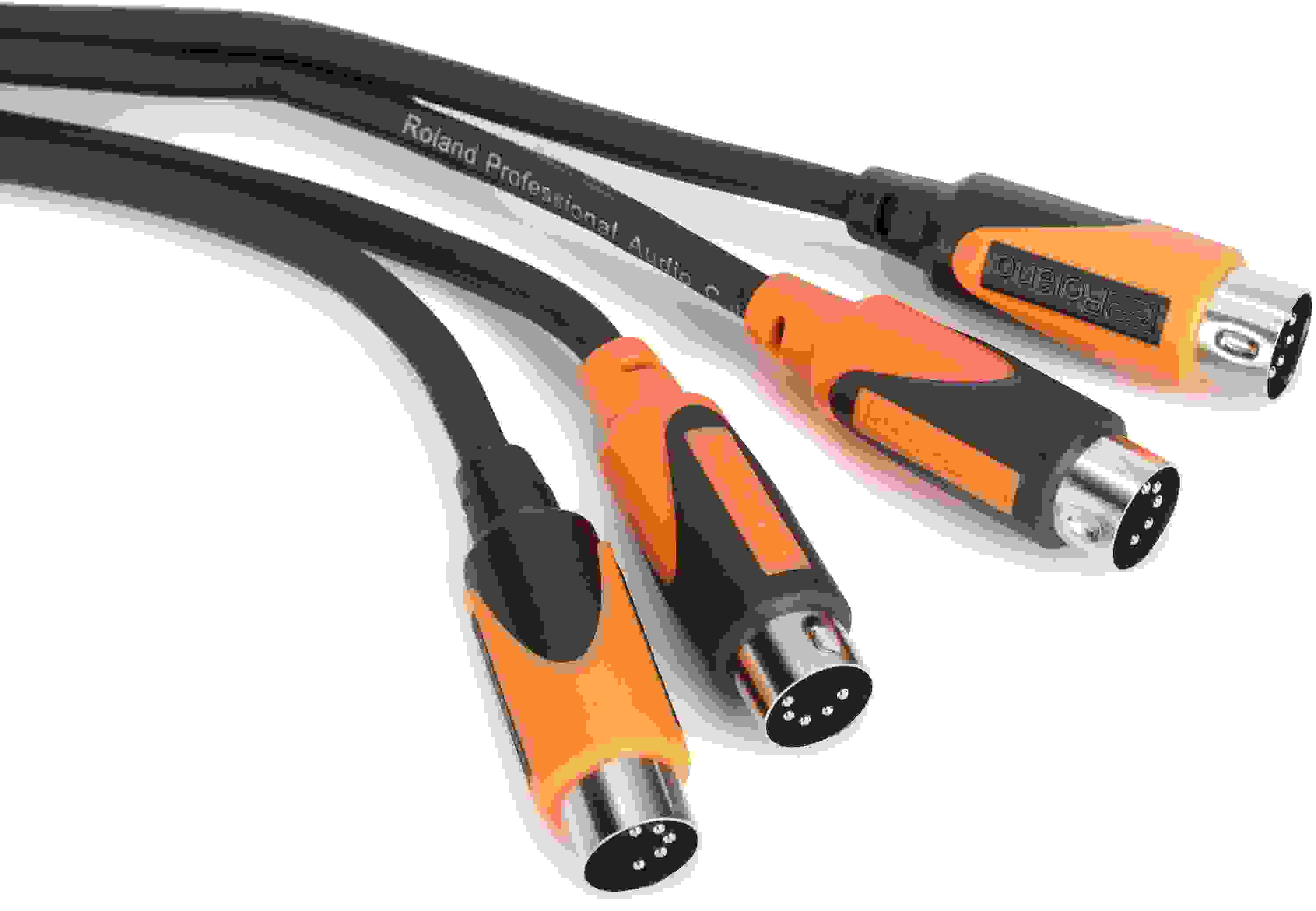 Roland RMIDI-B5-DUAL Black Series Dual MIDI Cable - 5 foot