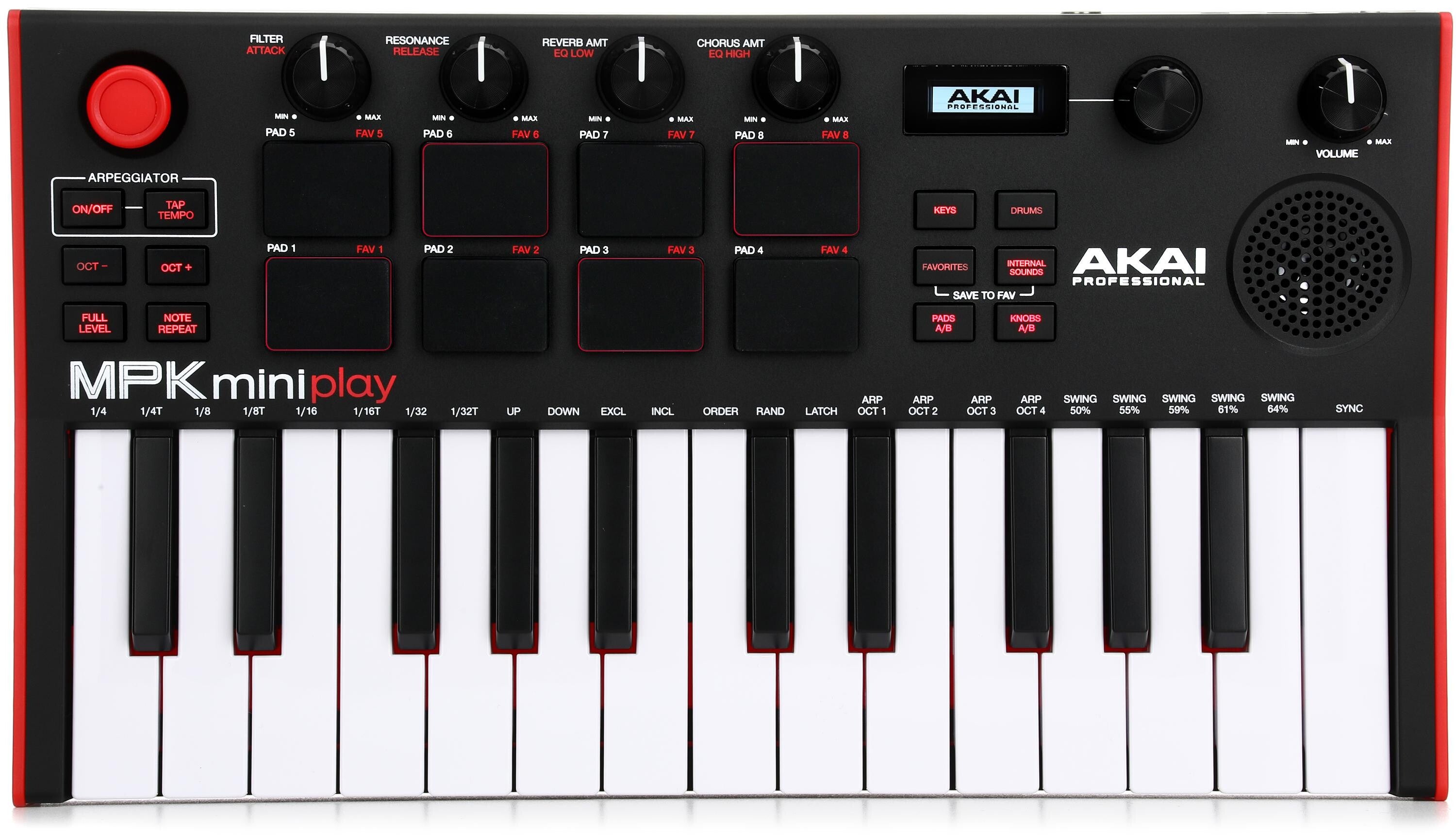 Akai Professional MPK Mini Play3 25-key Portable Keyboard and MIDI