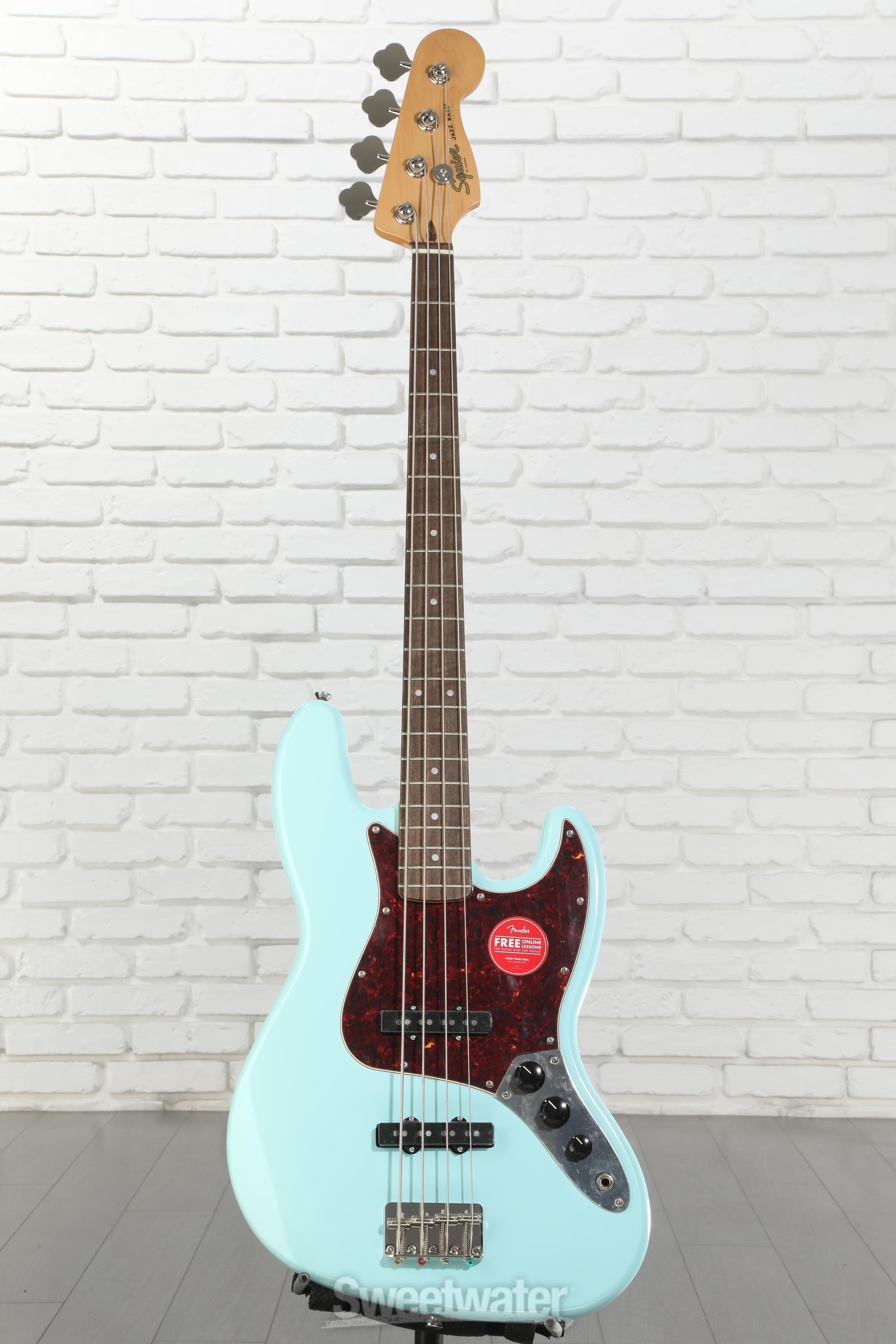 Squier Classic Vibe '60s Jazz Bass - Daphne Blue | Sweetwater