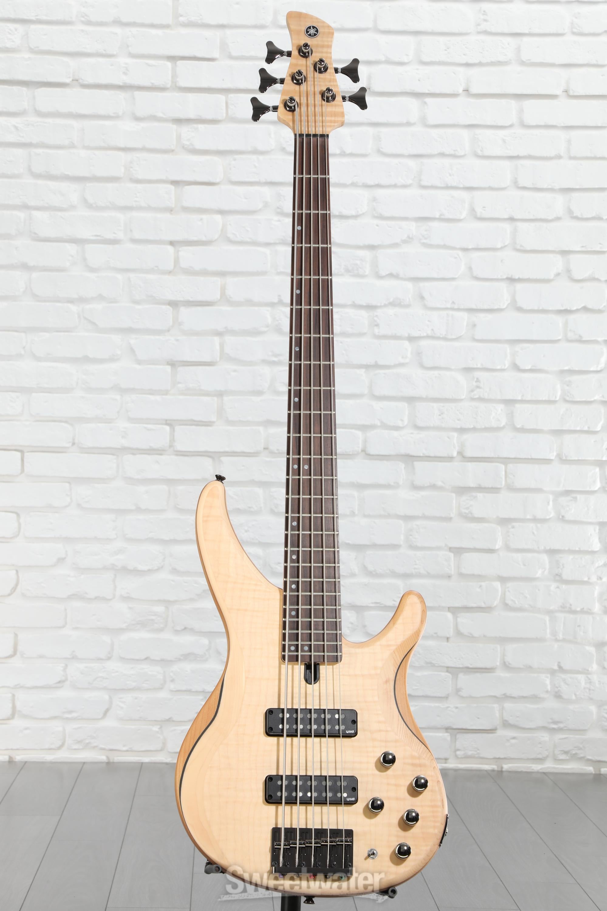 ベース YAMAHA TRBX605FM Yamaha TRBX605FM 5-string Bass Guitar - Natural Satin | Sweetwater