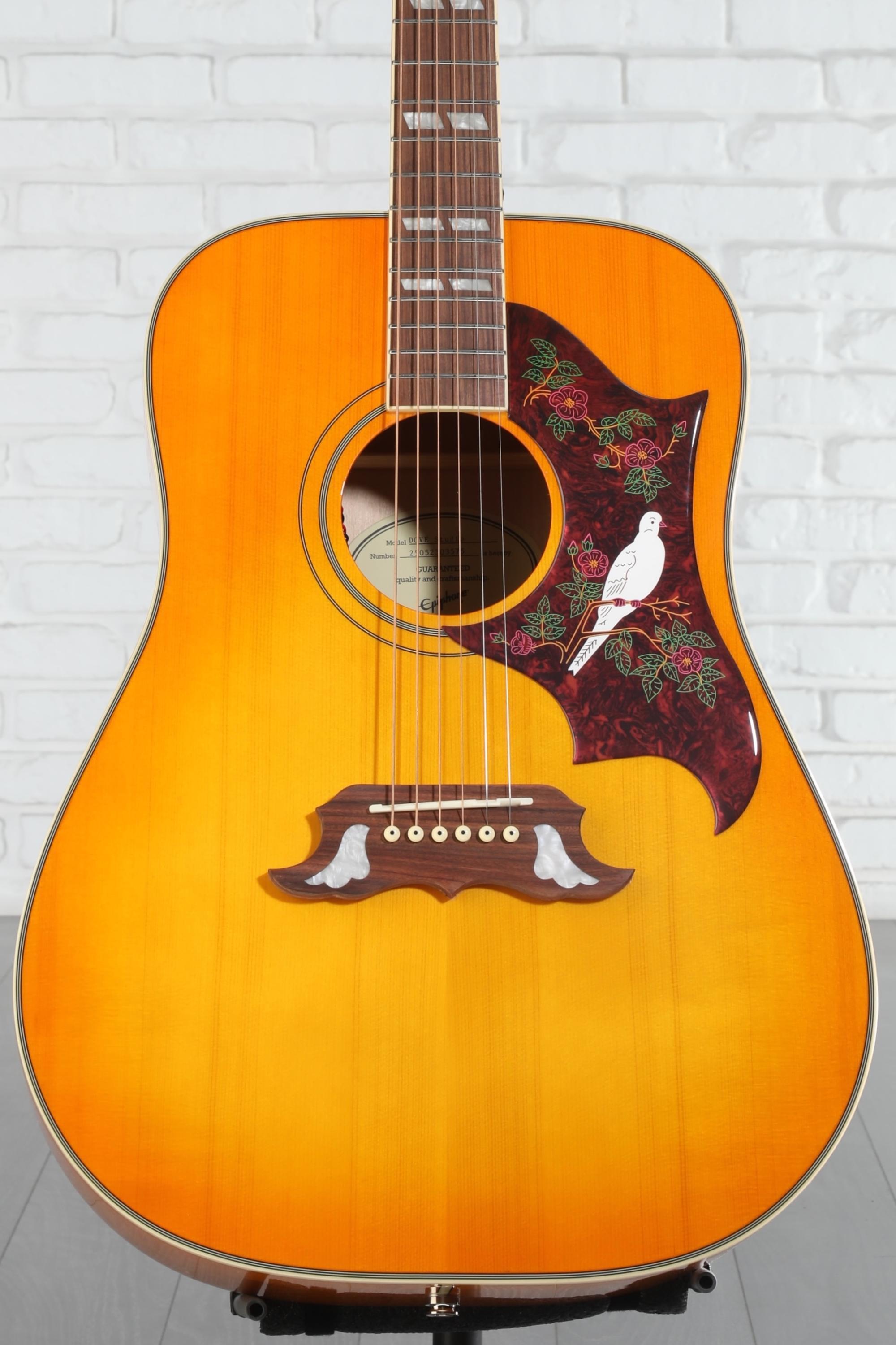 Epiphone Dove Studio Acoustic-electric Guitar - Violin Burst