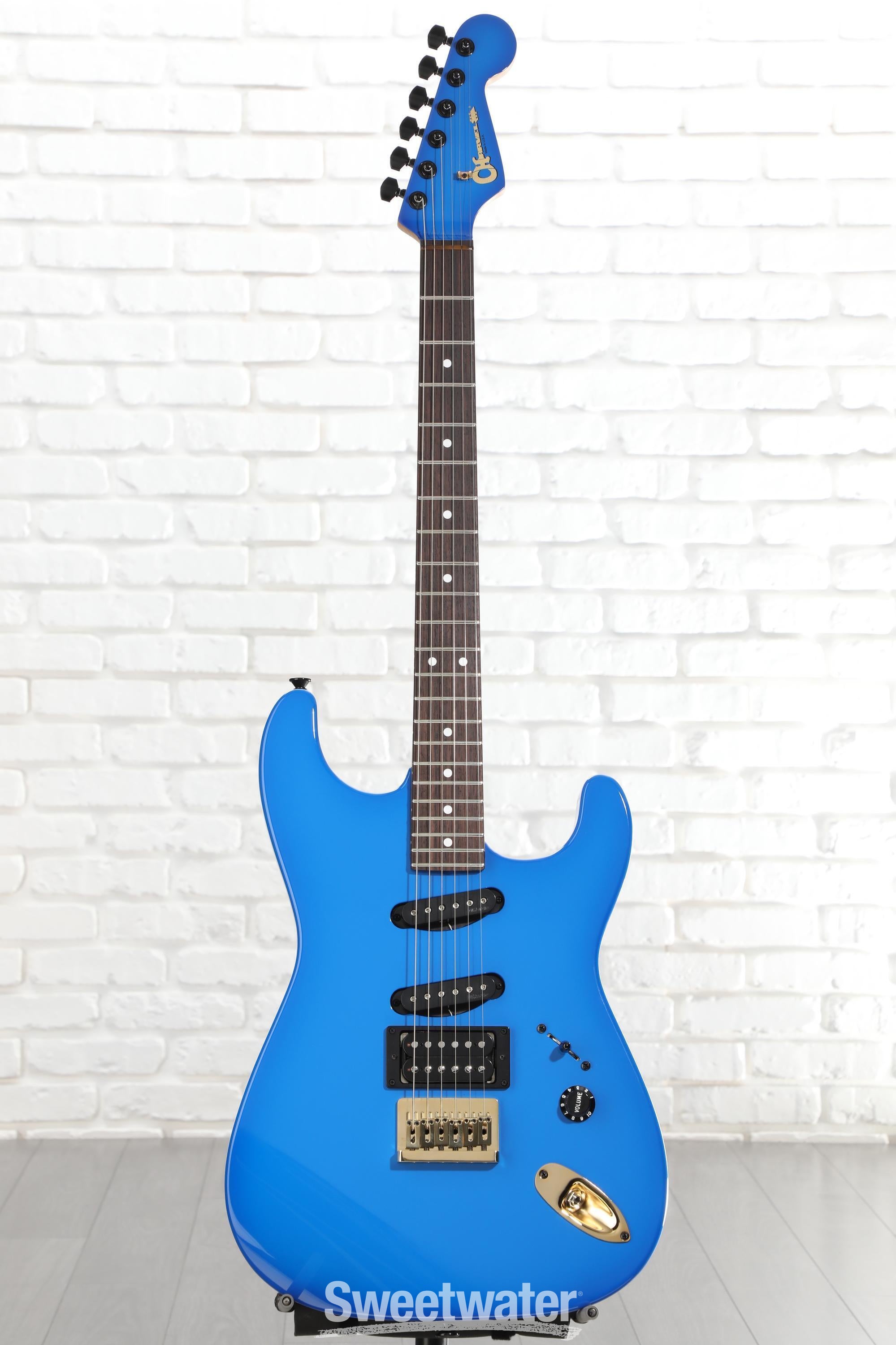 Charvel Jake E Lee USA Signature Blue Burst - Blue Burst | Sweetwater